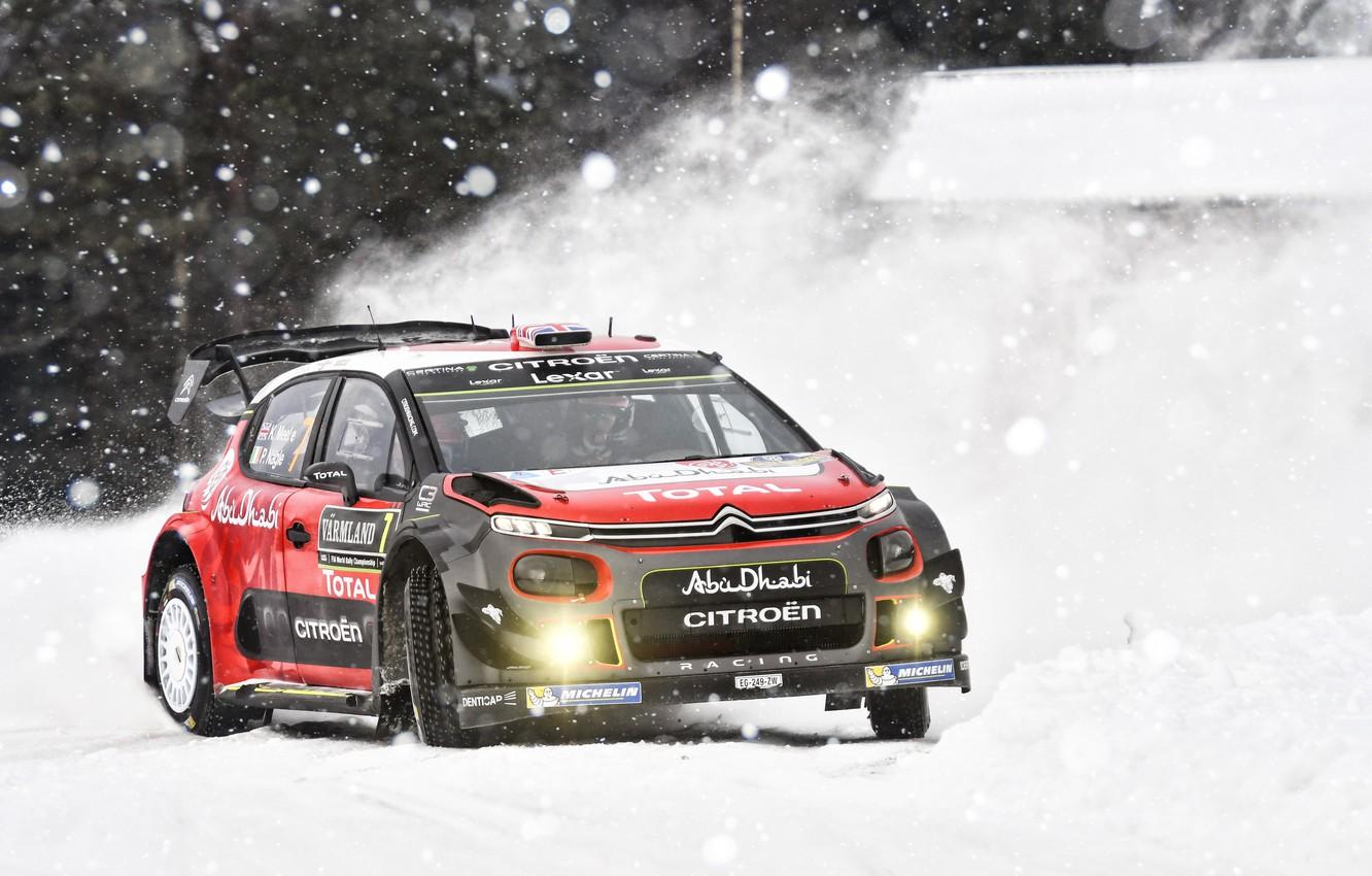 Wallpaper Winter, Auto, Snow, Sport, Machine, Race, Citroen, Citroen