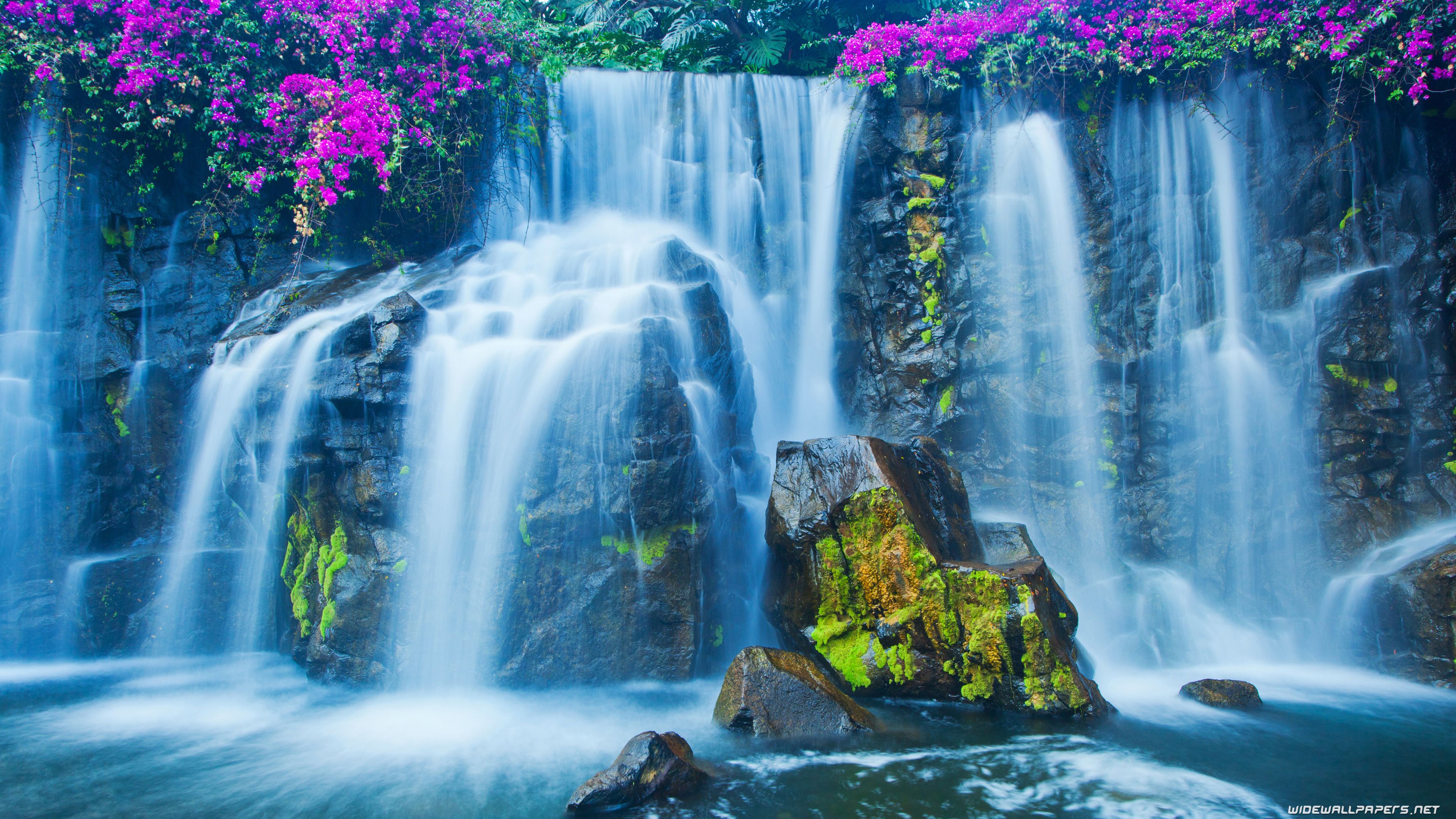 Zen Waterfall Wallpaper