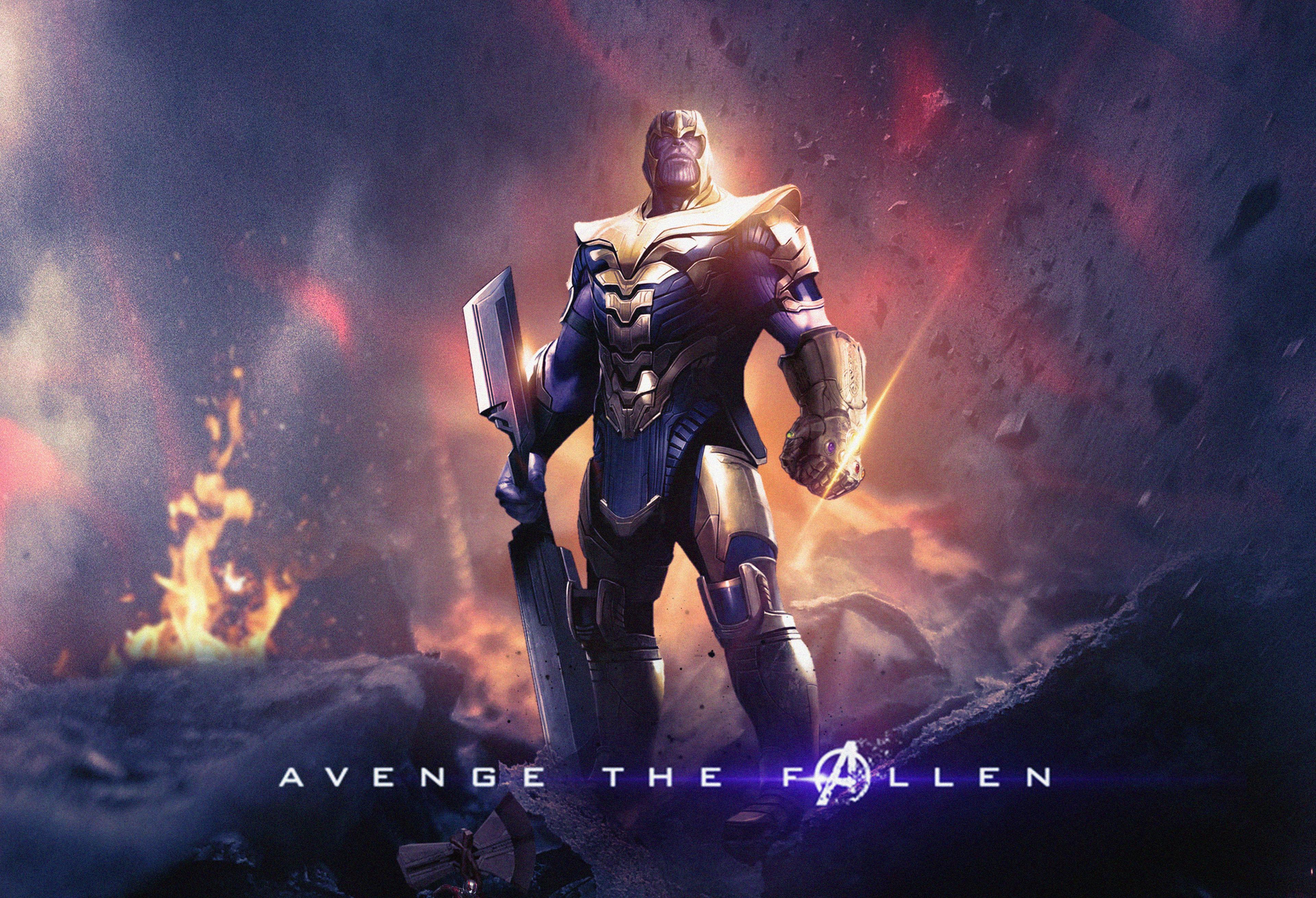 Wallpaper Thanos, Avengers: Endgame, 4K, Movies