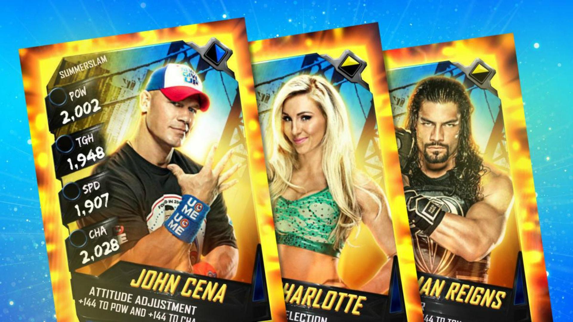 WWE SuperCard Debuts A New SummerSlam Tier SuperCard Coverage