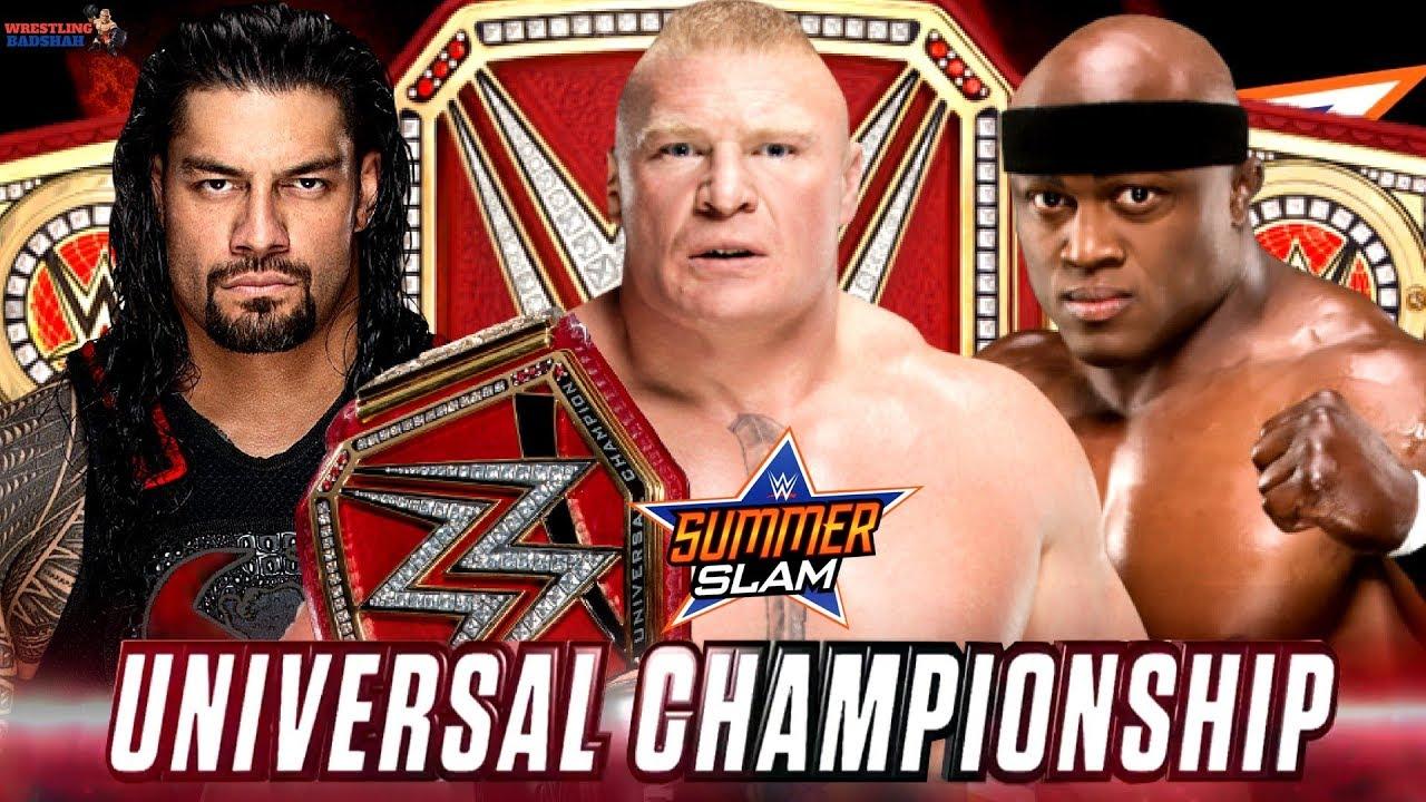 BROCK LESNAR vs ROMAN REIGNS vs BOBBY LASHLEY at SUMMERSLAM 2018!!??