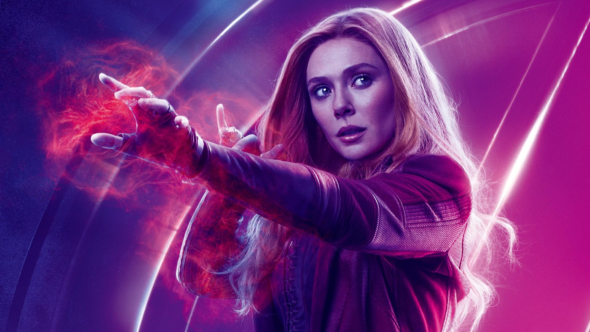 Scarlet Witch Elizabeth Olsen Avengers Wallpaper