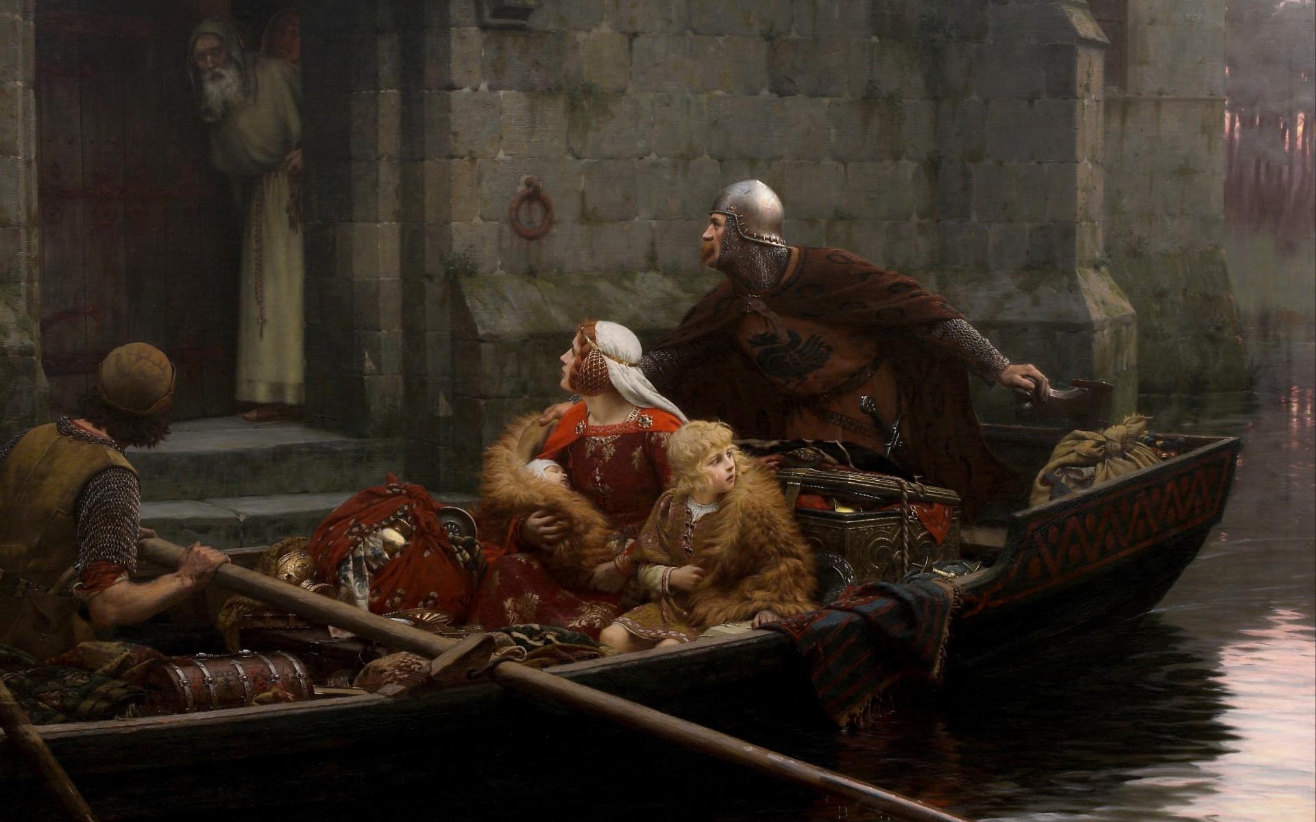 Edmund Blair Leighton Wallpaper English Painter Romanticism Pre