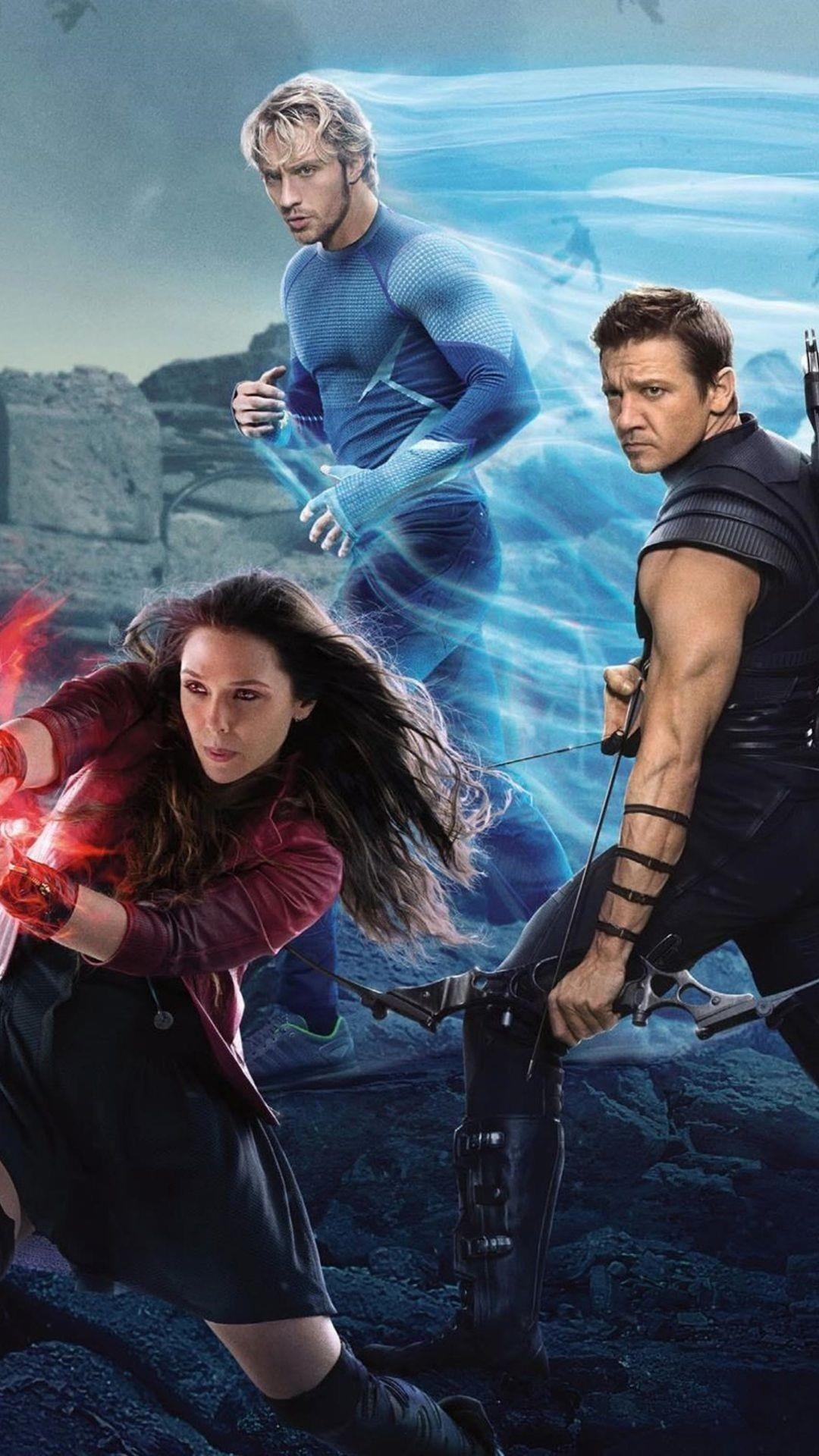 Quicksilver，Scarlet Witch，Hawkeye，love them all. Click to