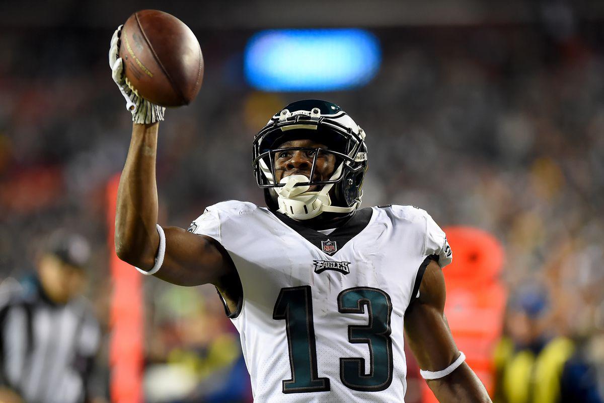 Nelson Agholor is working out with Randy Moss ahead of the 2019