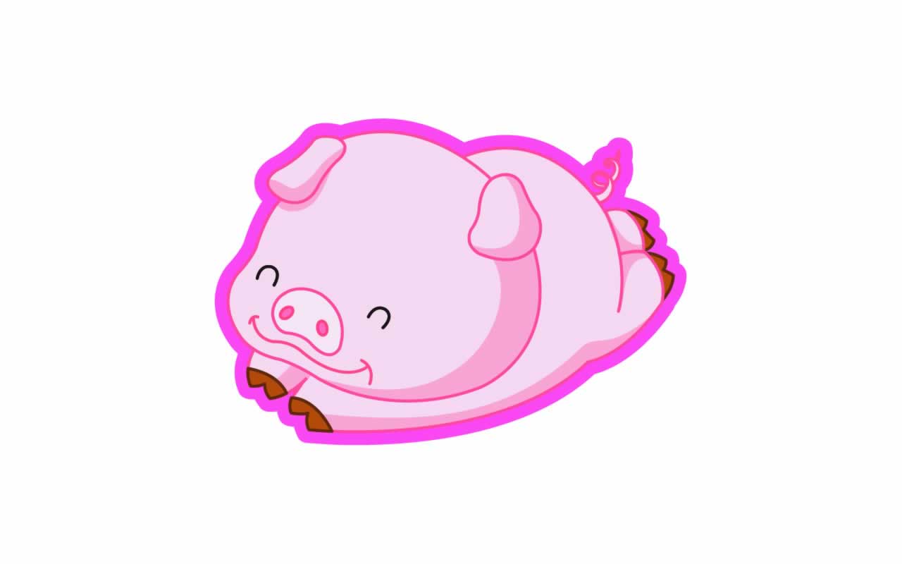 Free 2 Cartoon Pigs, Download Free Clip Art, Free Clip Art