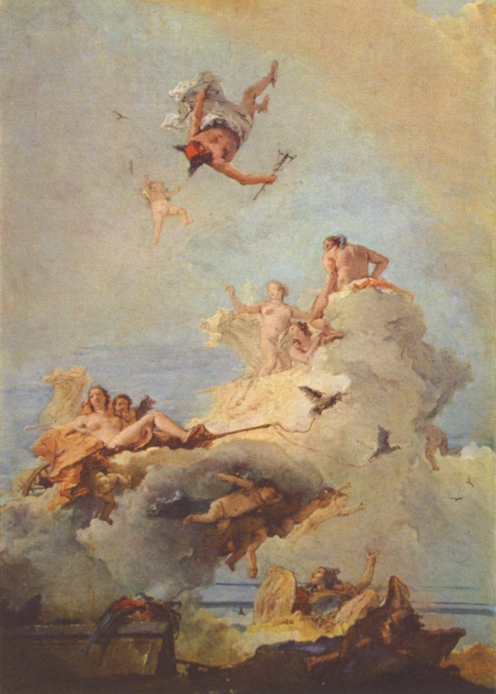 Olymp Battista Tiepolo. MARI PICTORI si PICTURI