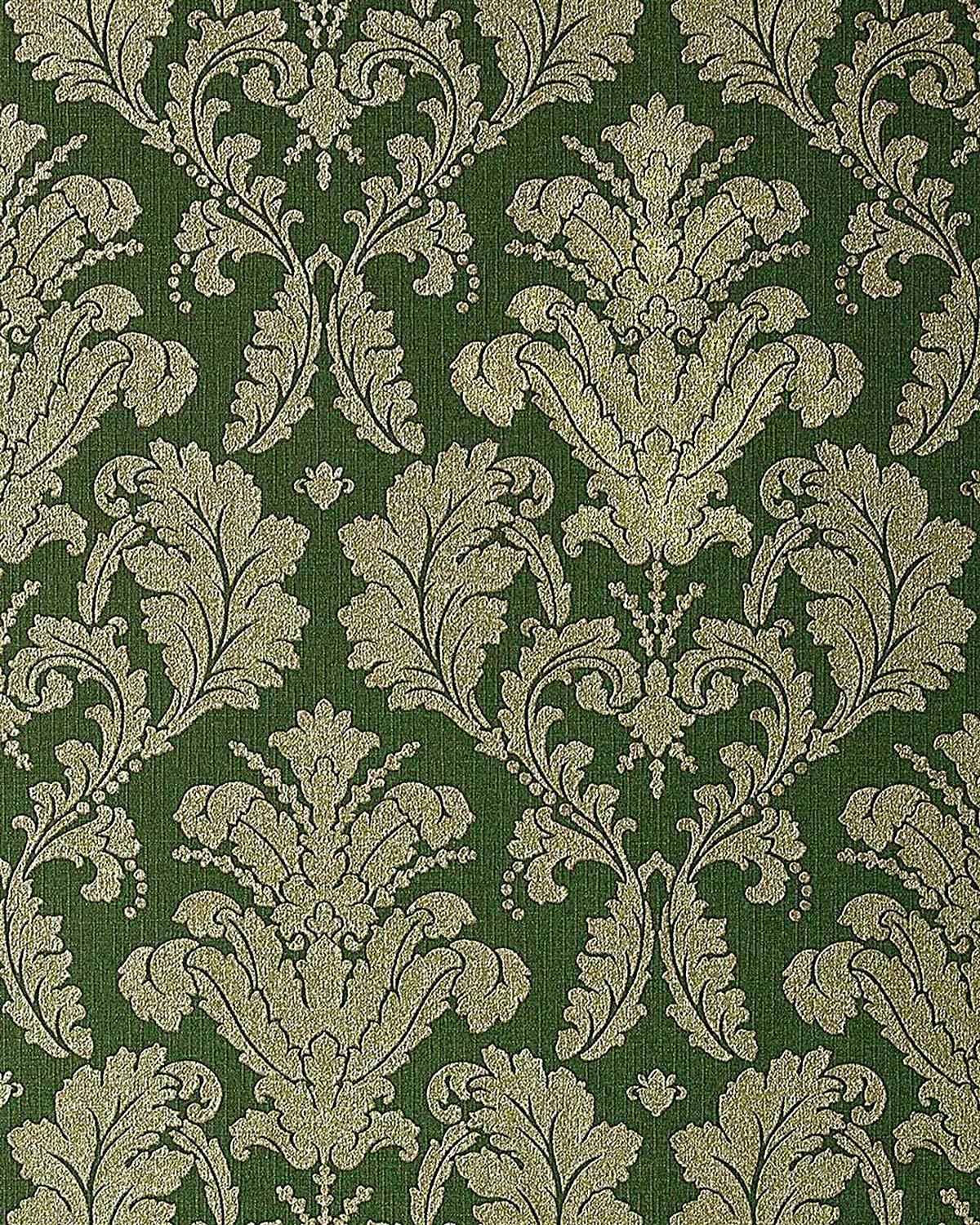 Wallpaper Wall Baroque Damask EDEM 752 38 Luxury Heavyweight Green
