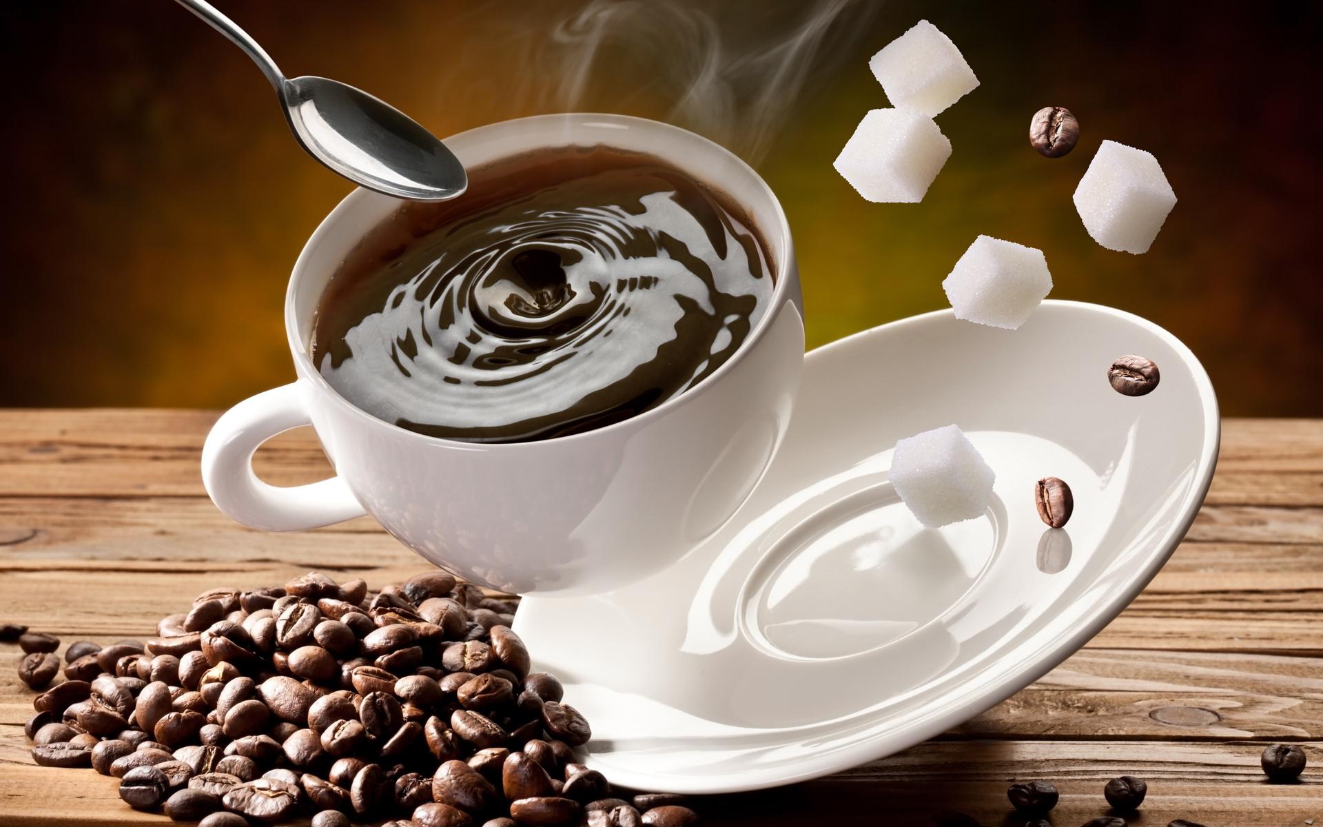 Falling Cup Coffee