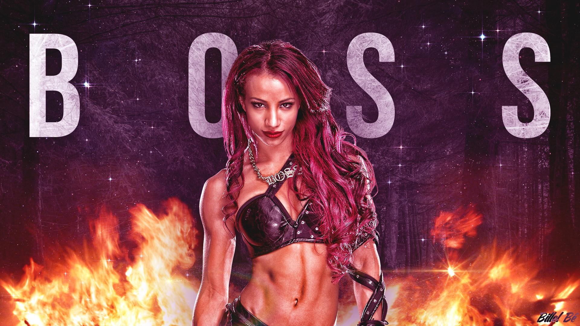 Sasha Banks Boss! HD Wallpaper