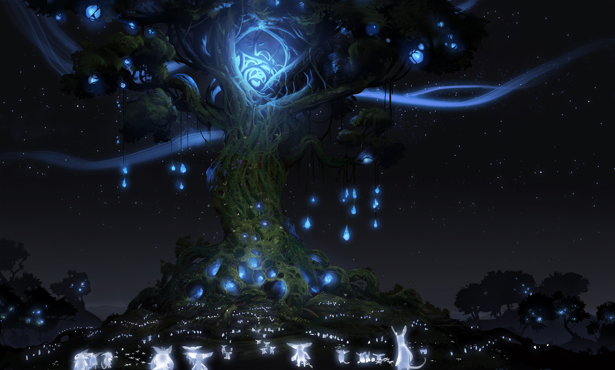 Spirit Tree. Ori and the Blind Forest