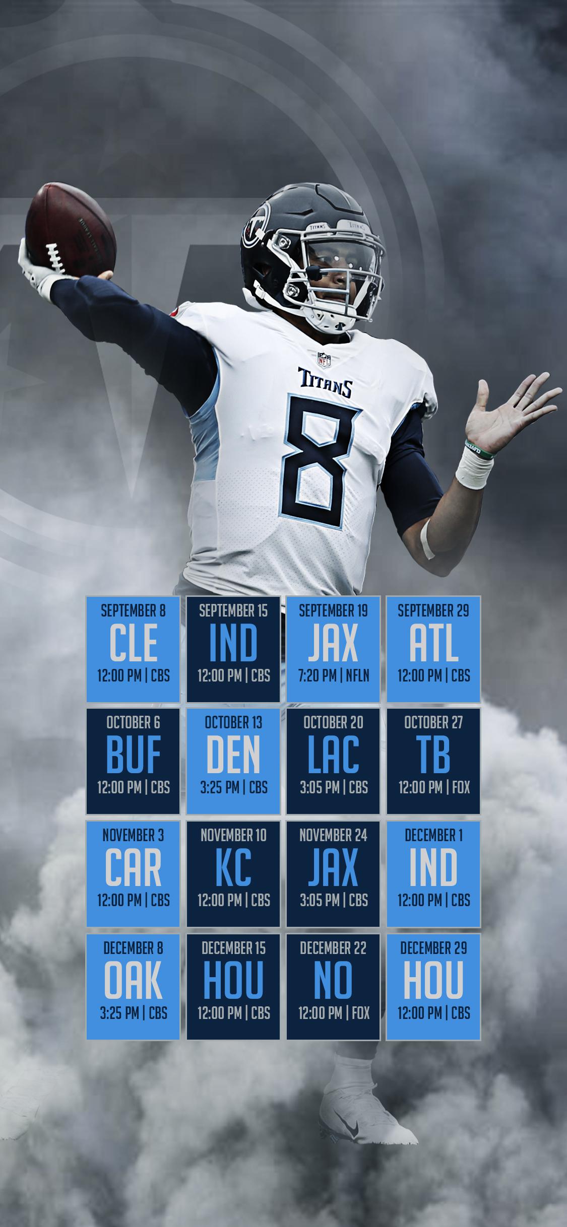 A 2019 schedule wallpaper I made. Link to more in comments