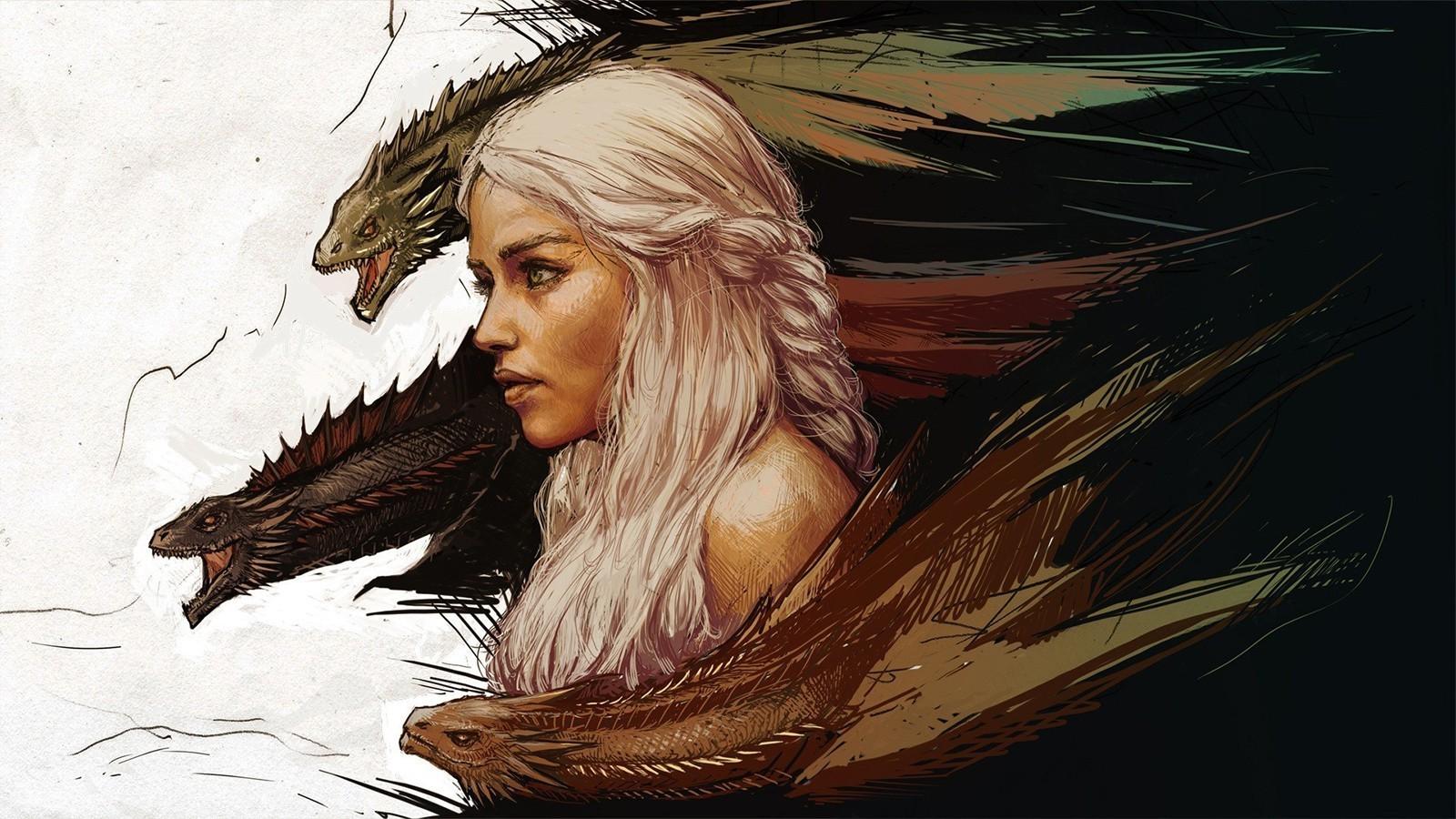 Game Of Thrones, Daenerys Targaryen, Emilia Clarke 4K HD wallpaper