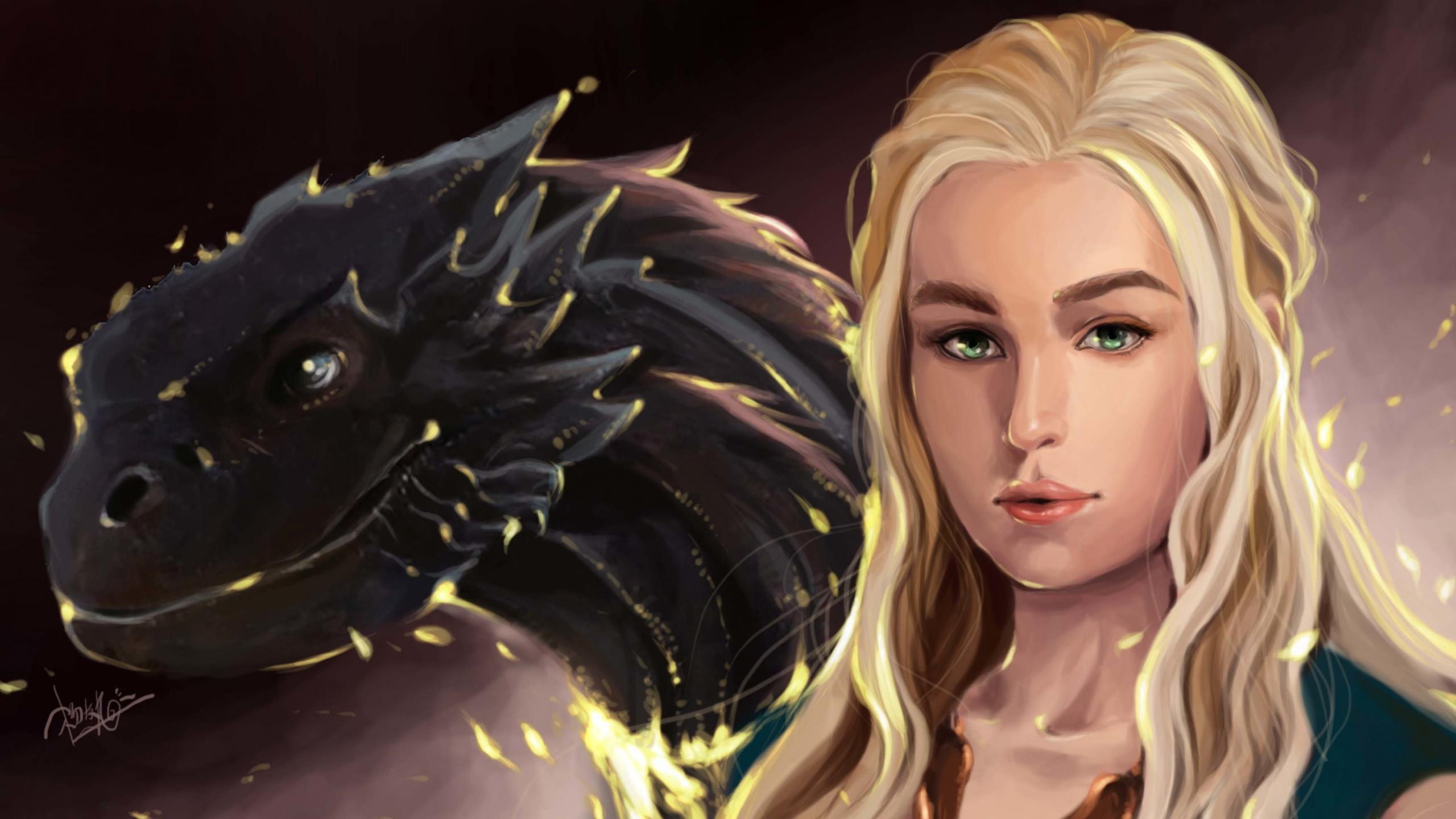 Wallpaper of Game of Thrones, Daenerys Targaryen, Emilia Clarke
