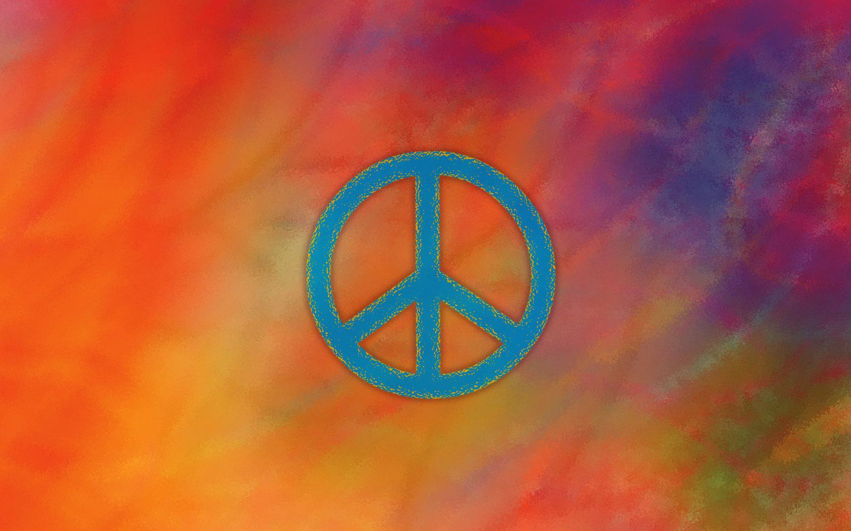 Download Yoga OM and Peace Symbol Wallpaper [1680x1050]. Peace