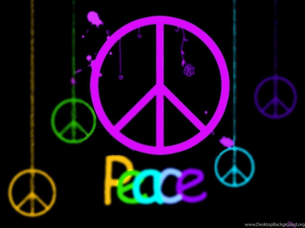 Wallpaper Peace Signs Logo Pink Sign 1024x768 Desktop Background