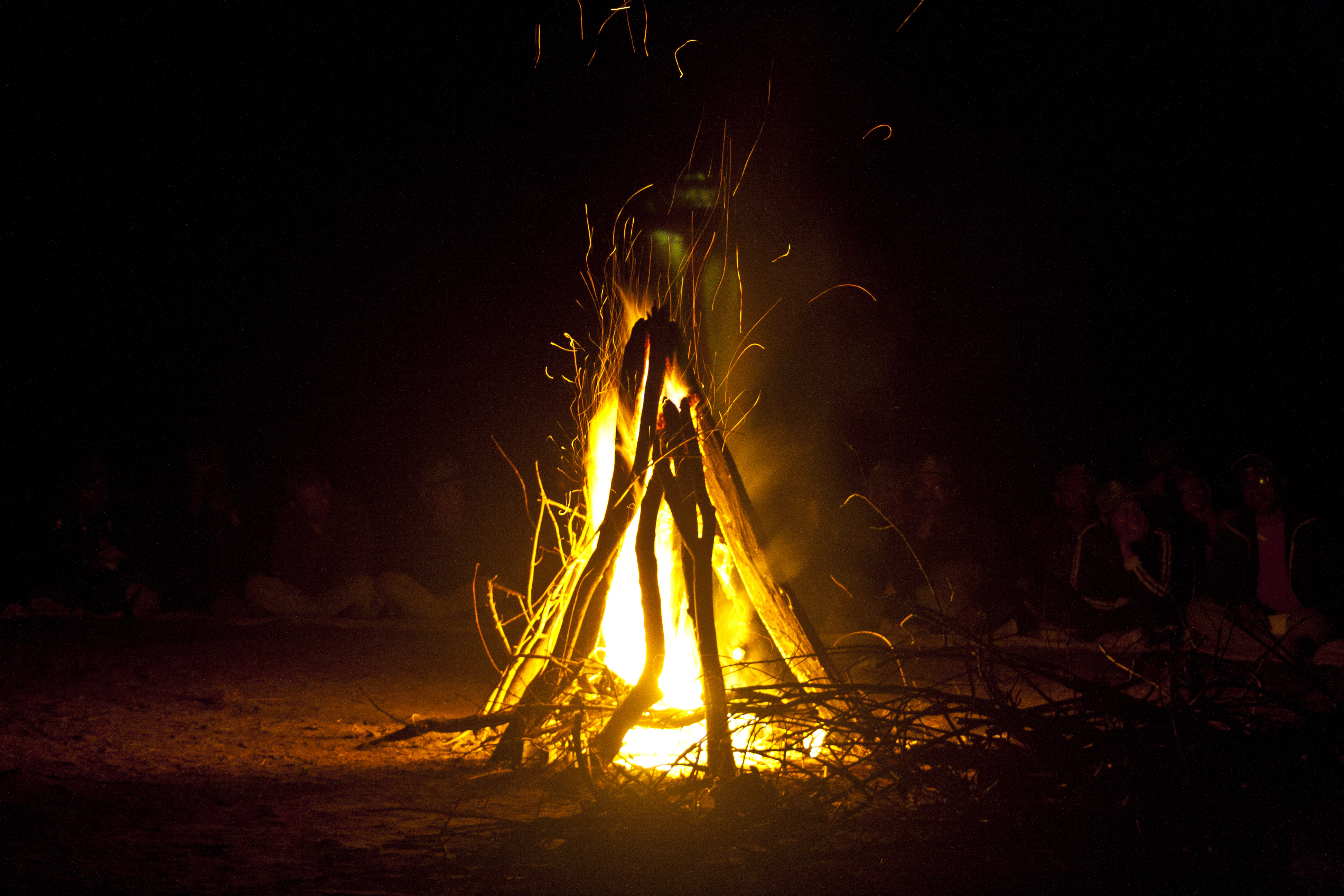 Camp Fire Image Group with items