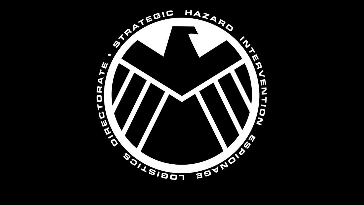 Logos Marvel The Avengers (movie) black background S_H_I_E_L_D_