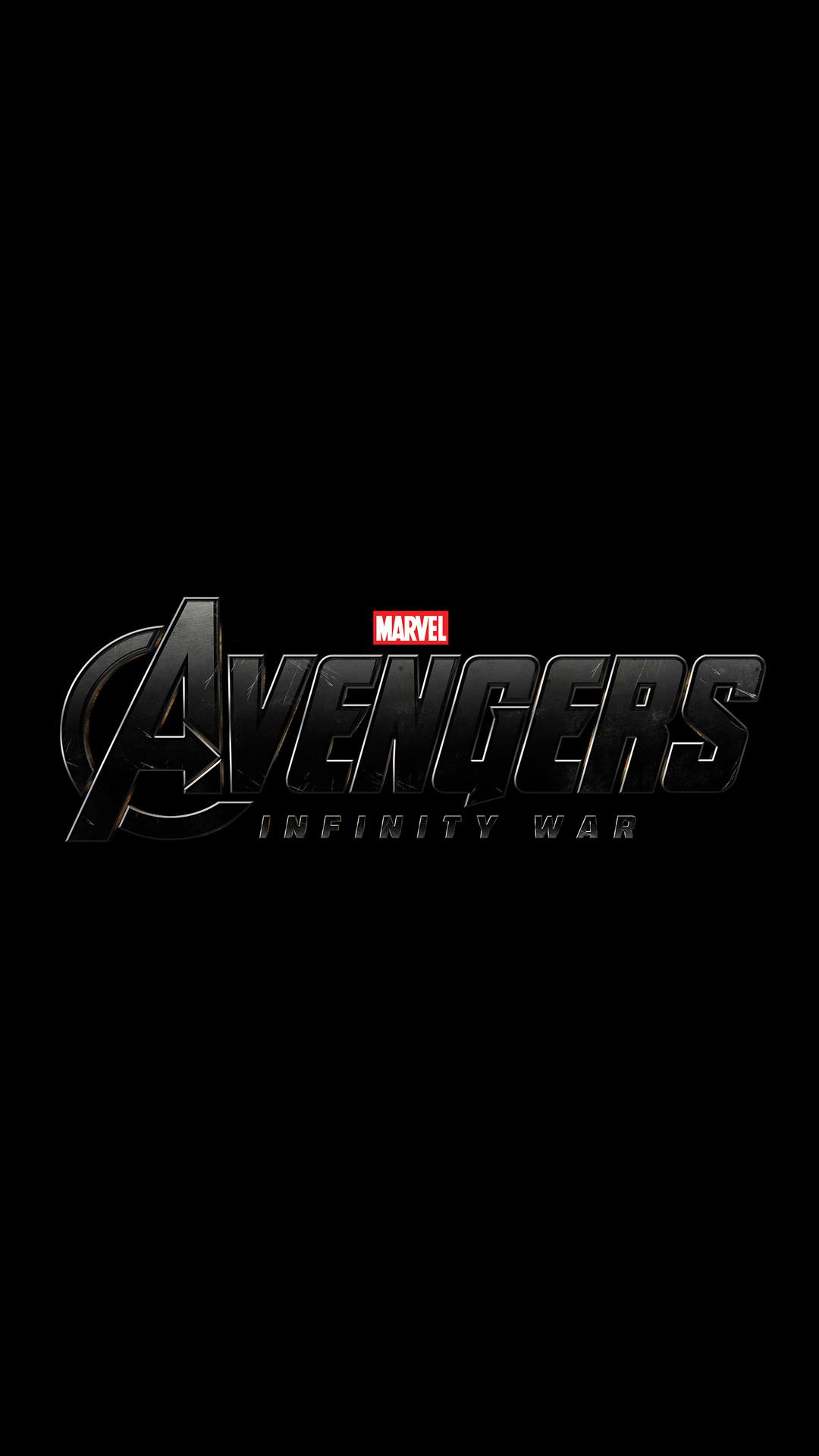 Avengers Infinity War logo 4k wallpaper
