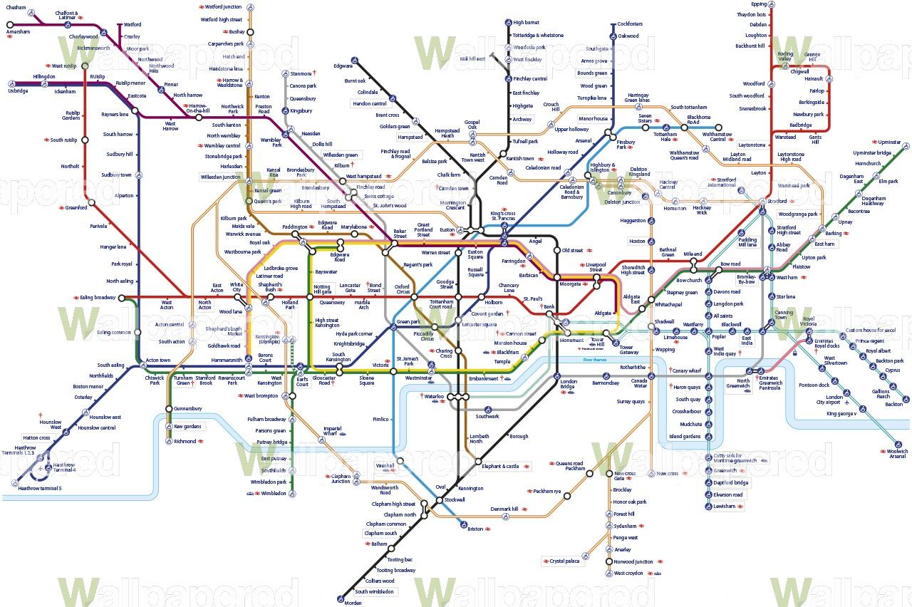 London Underground Wallpaper TKB176