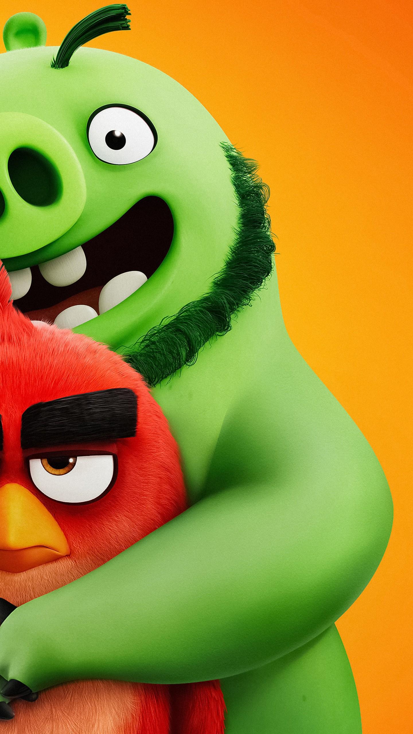 Wallpaper The Angry Birds Movie Red, Leonard, Animation