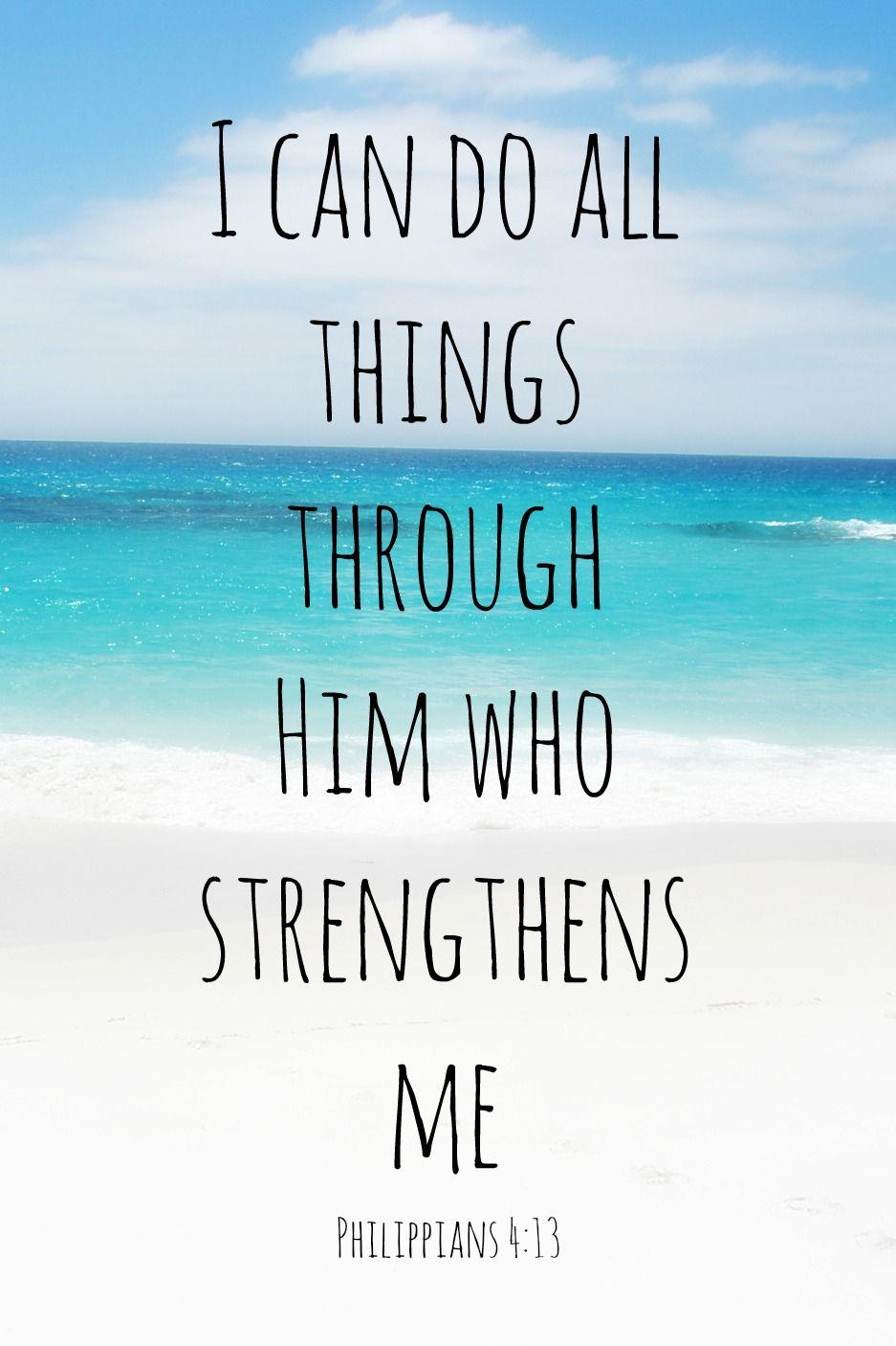 Philippians 413 WEB Mobile Phone Wallpaper  I can do all things through  Christ who