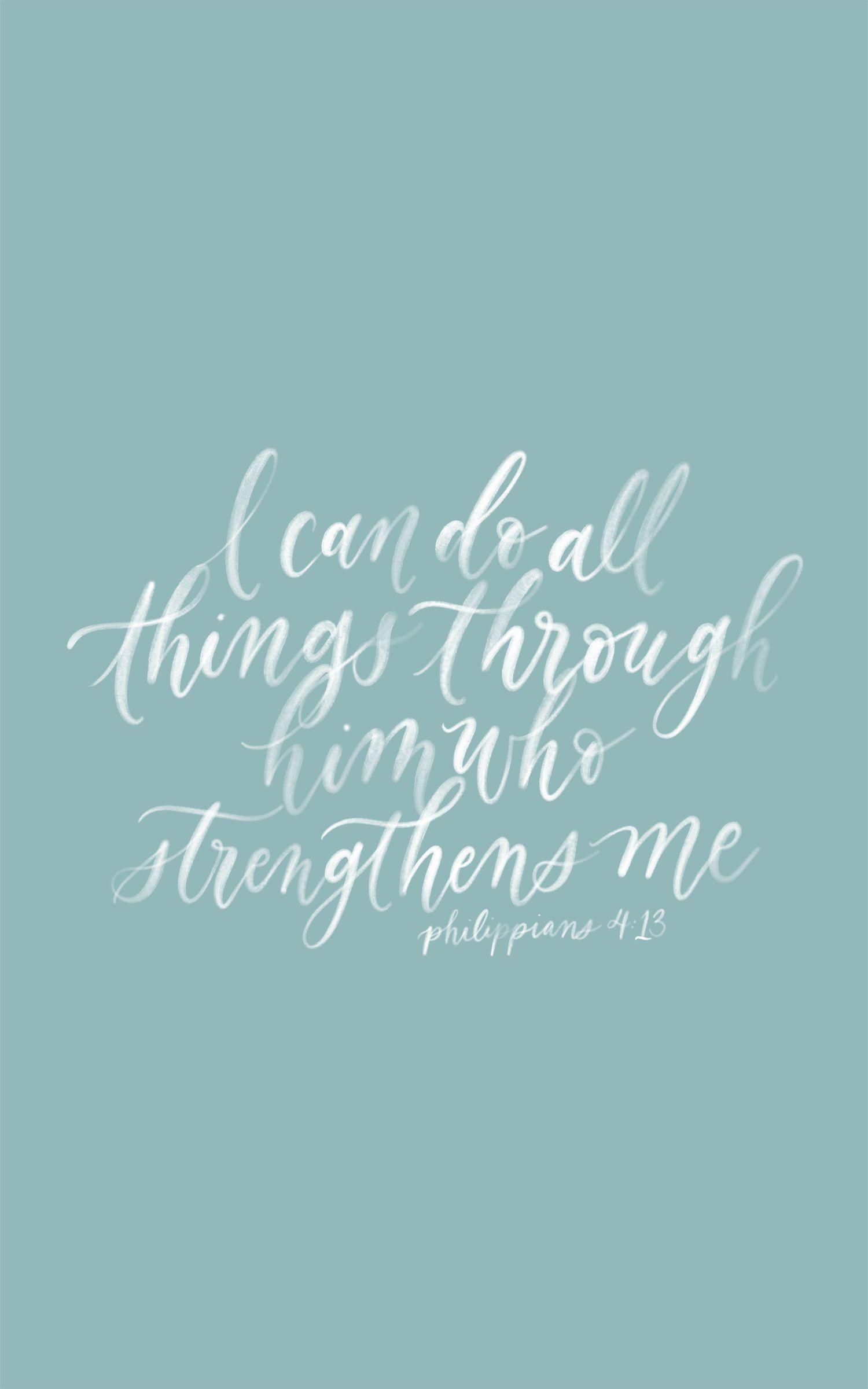 Bible Verse Scripture Christian Wall Decal I Can Do All Things Through  Christ Who Strengthens Me Philippians 413 Wall Sticker for Livingroo  Prayer Inspirational Quote Wallpaper Mural for Bedroom  Amazonin Home