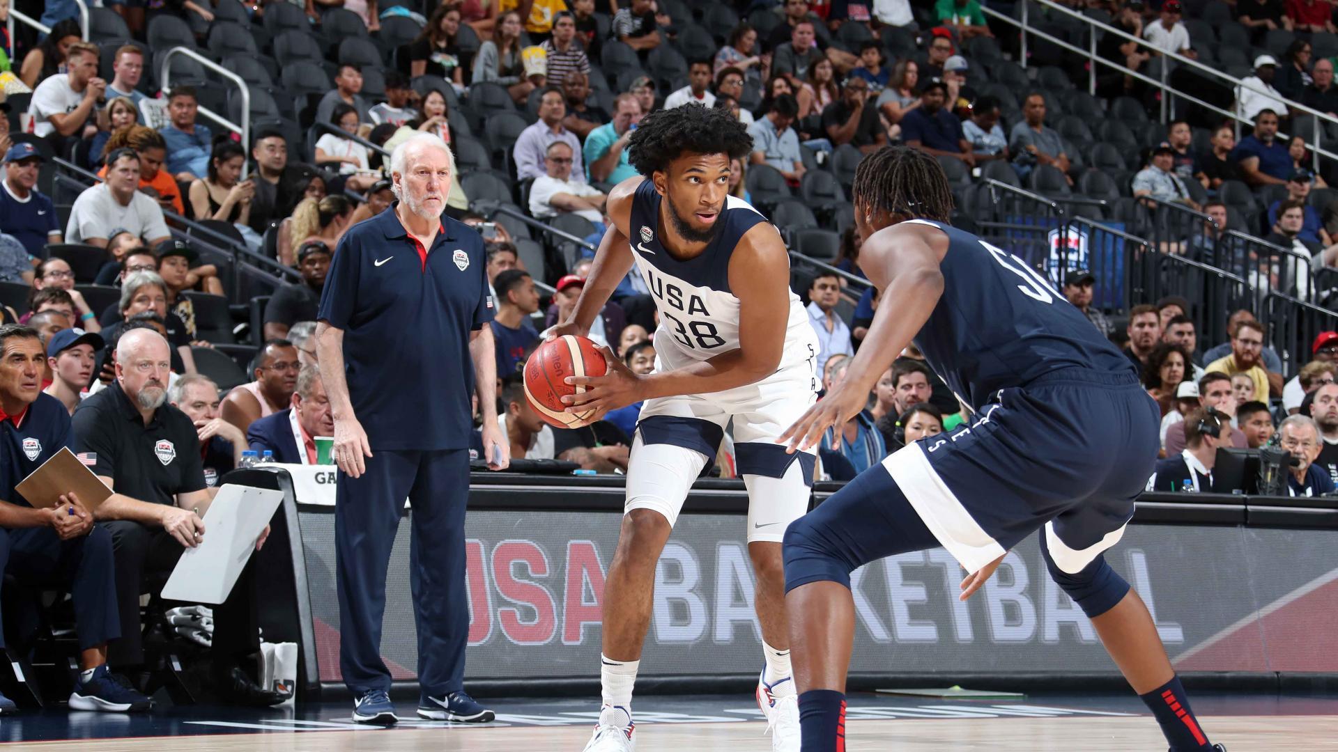 USA Basketball plays first scrimmage in advance of FIBA World Cup