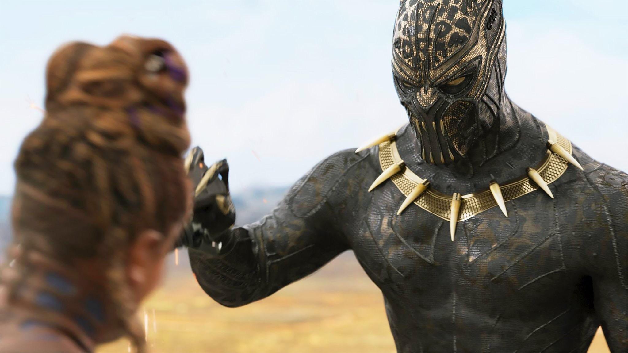 A New High Resolution Look At Killmonger's Golden Jaguar Suit