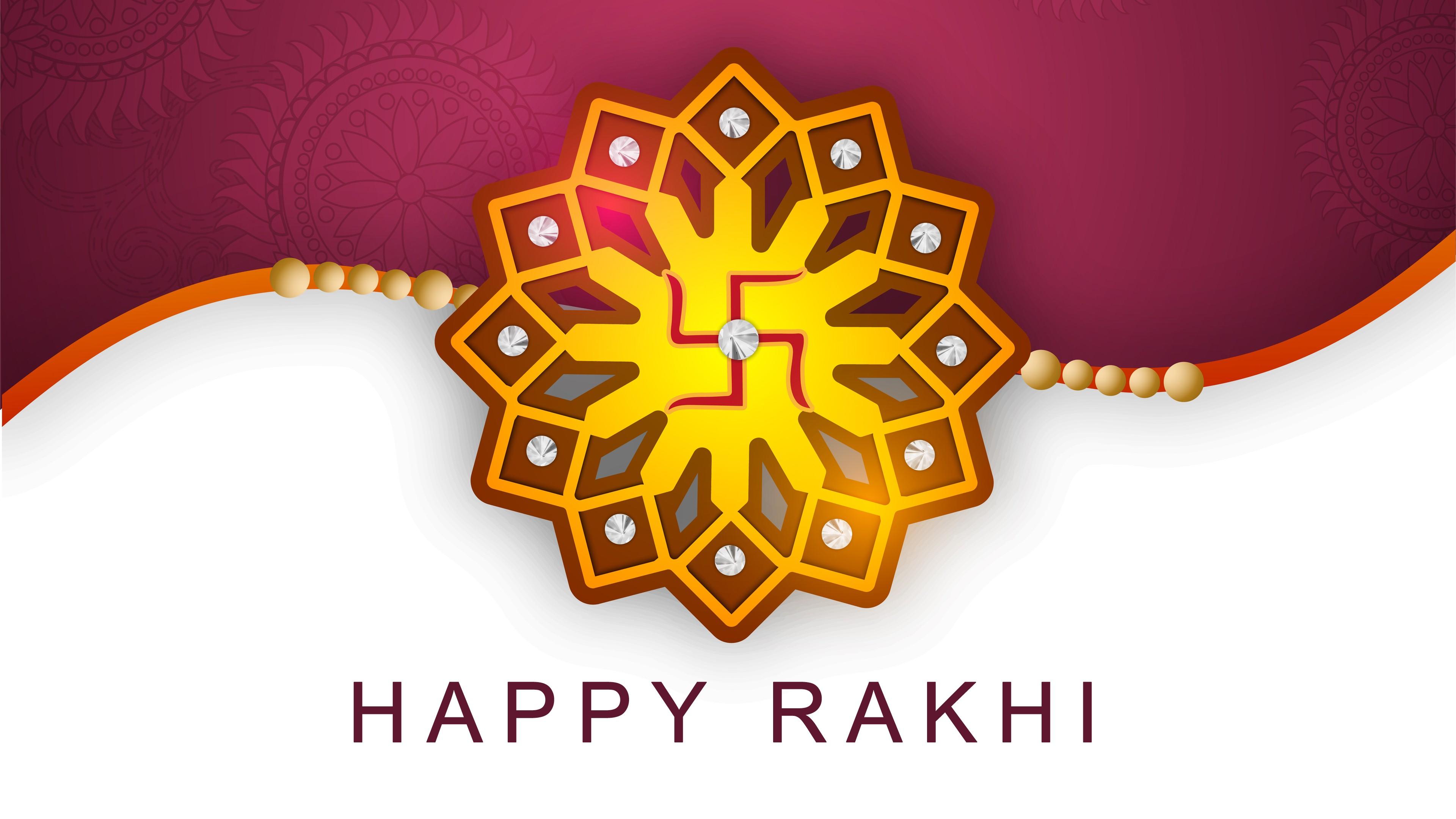 Happy Raksha Bandhan Rakhi 4K Wallpaper