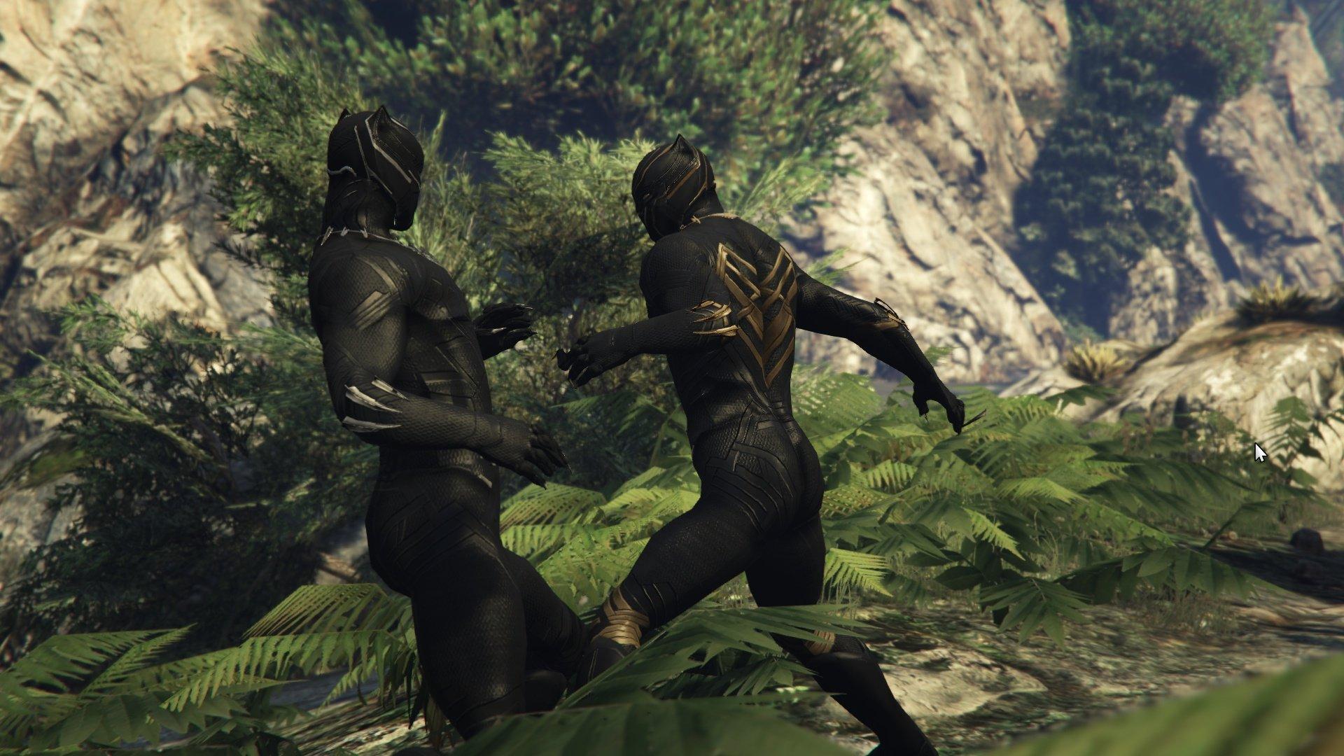 Free download Golden Jaguar Erik Killmonger Add On Replace PED