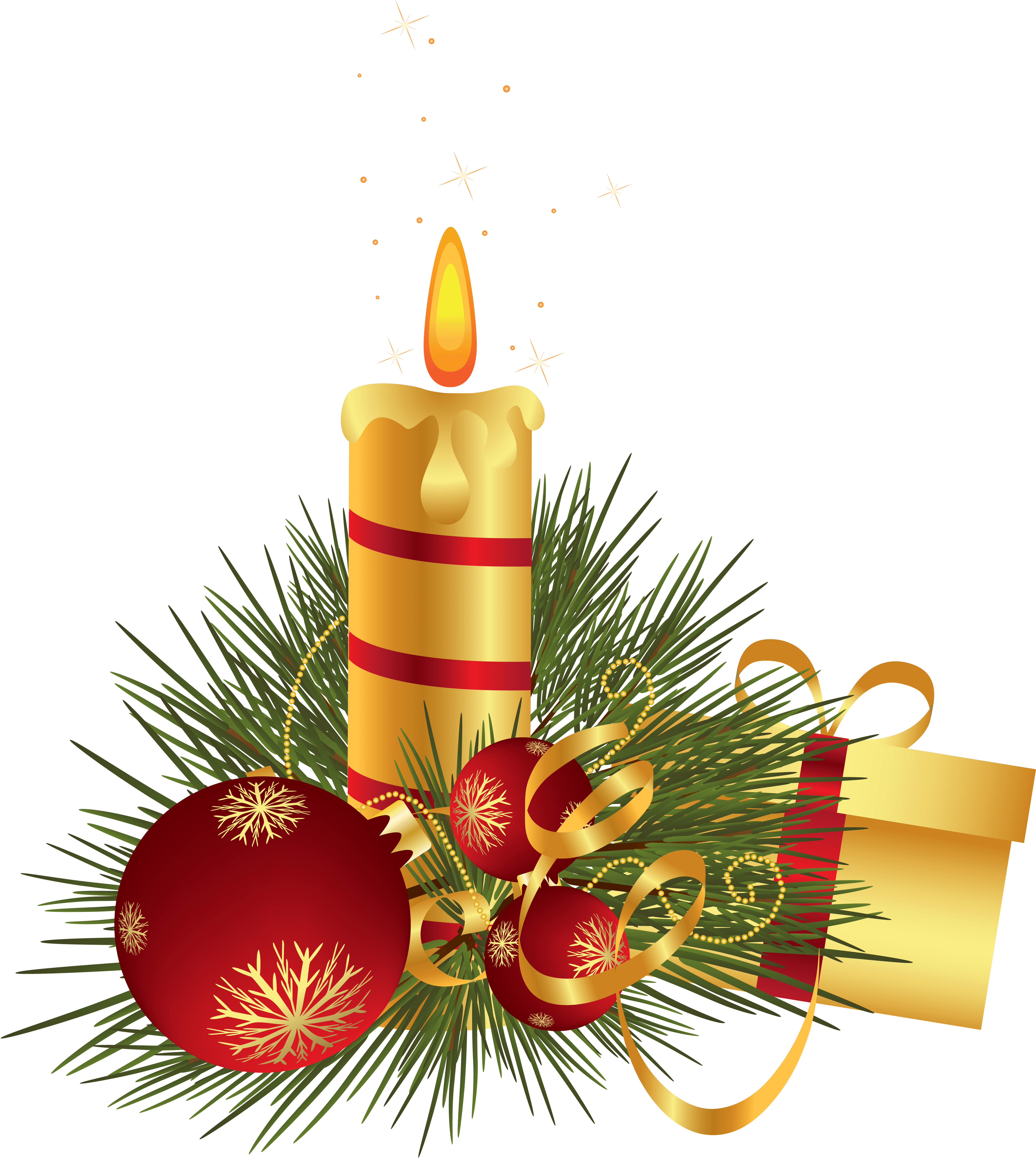 Free Christmas Candles Clipart, Download Free Clip Art, Free Clip