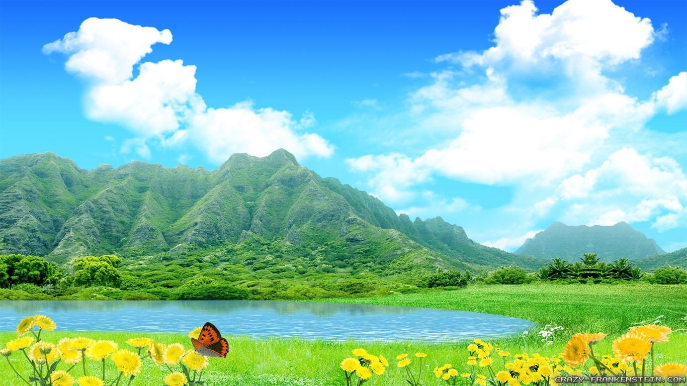 Free download Wide HDQ Pretty Sunny Day Wallpaper 38 BSCB 1366x768