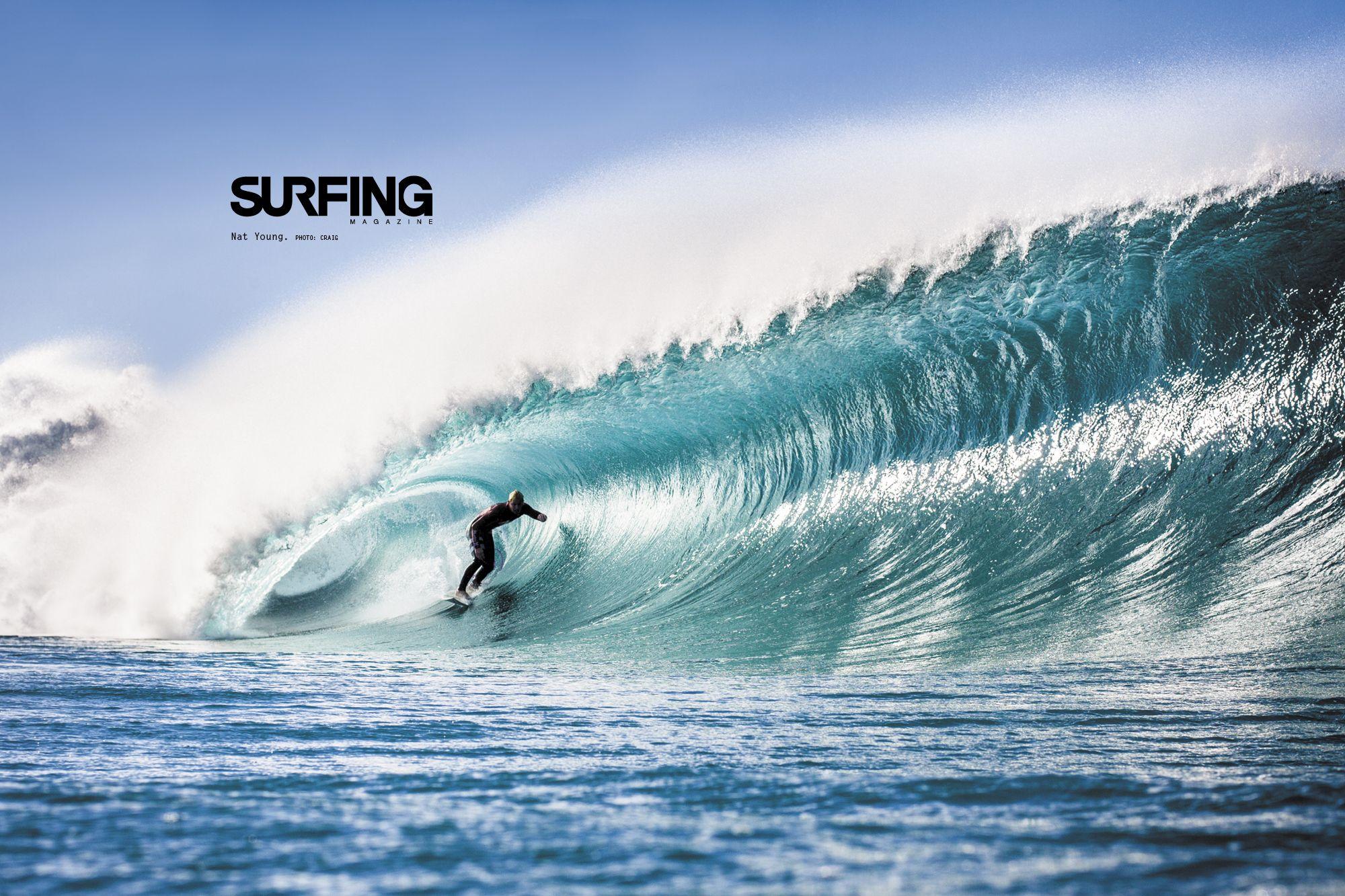 Pipeline Surfing Wallpaper