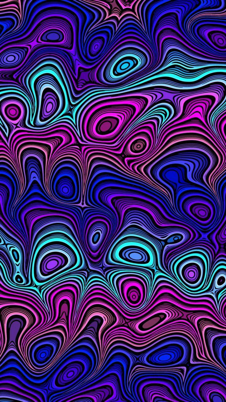 swirling #wavy #lines #abstract #wallpaper #lockscreen in 2019