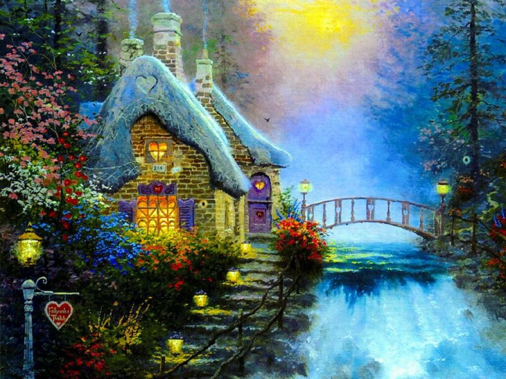 Fairytale, Cottage, Cool Image, Desktop Image, Background
