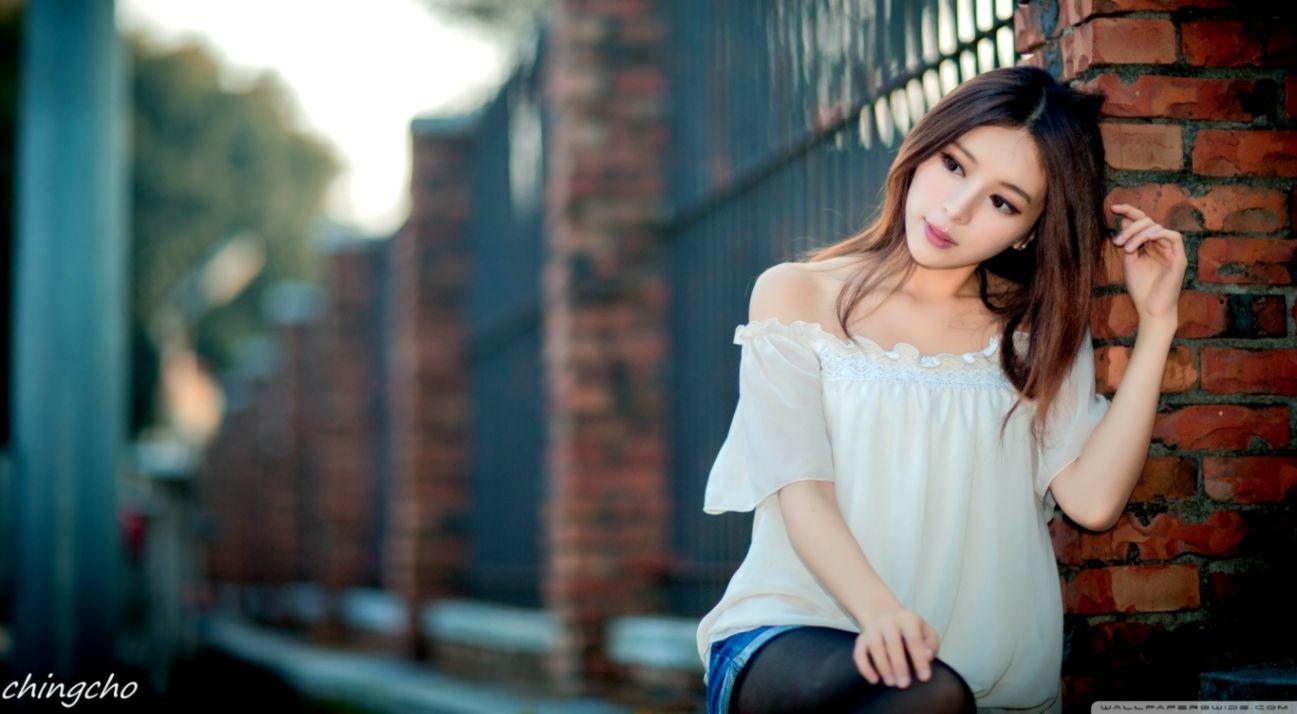 Beautiful Girl Asian Photo HD Wallpaper