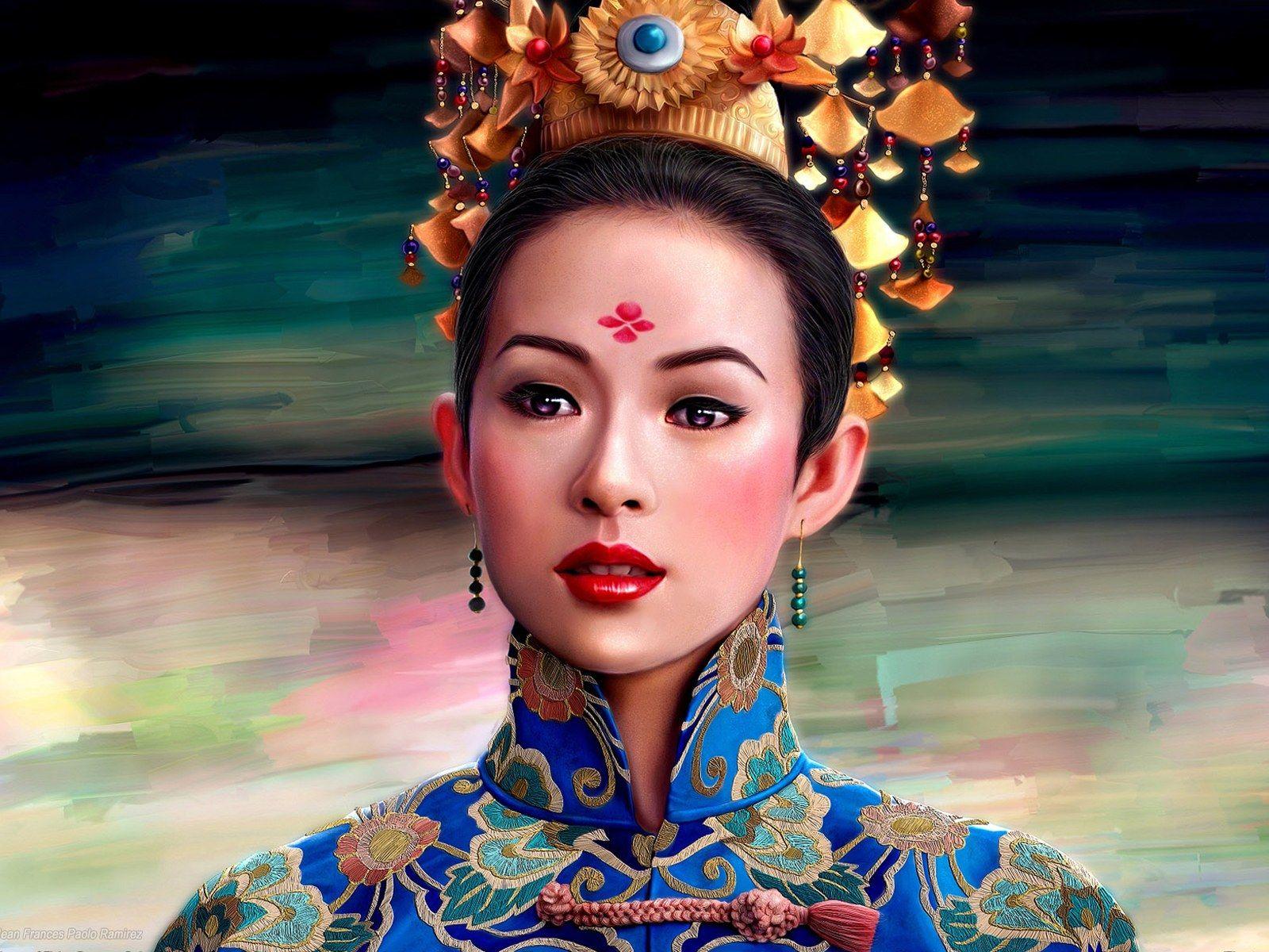 Chinese Princess, art, asian, beauty, china, lady, princes, woman