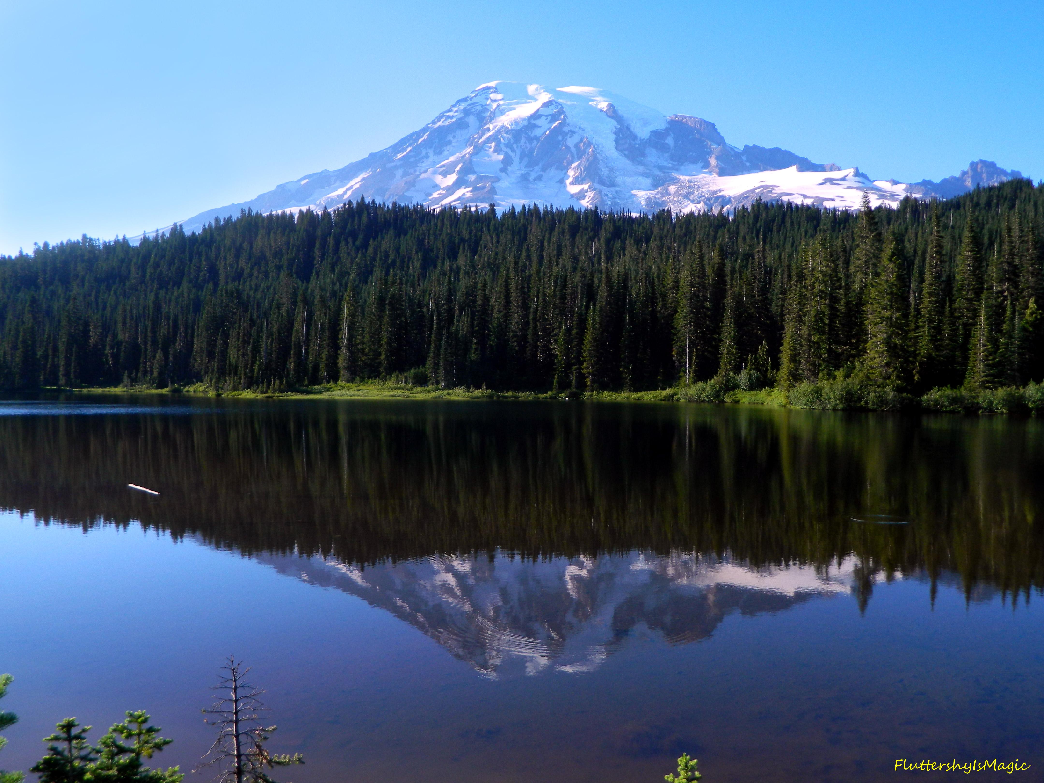 Reflection Lakes at Mount Rainier National Park