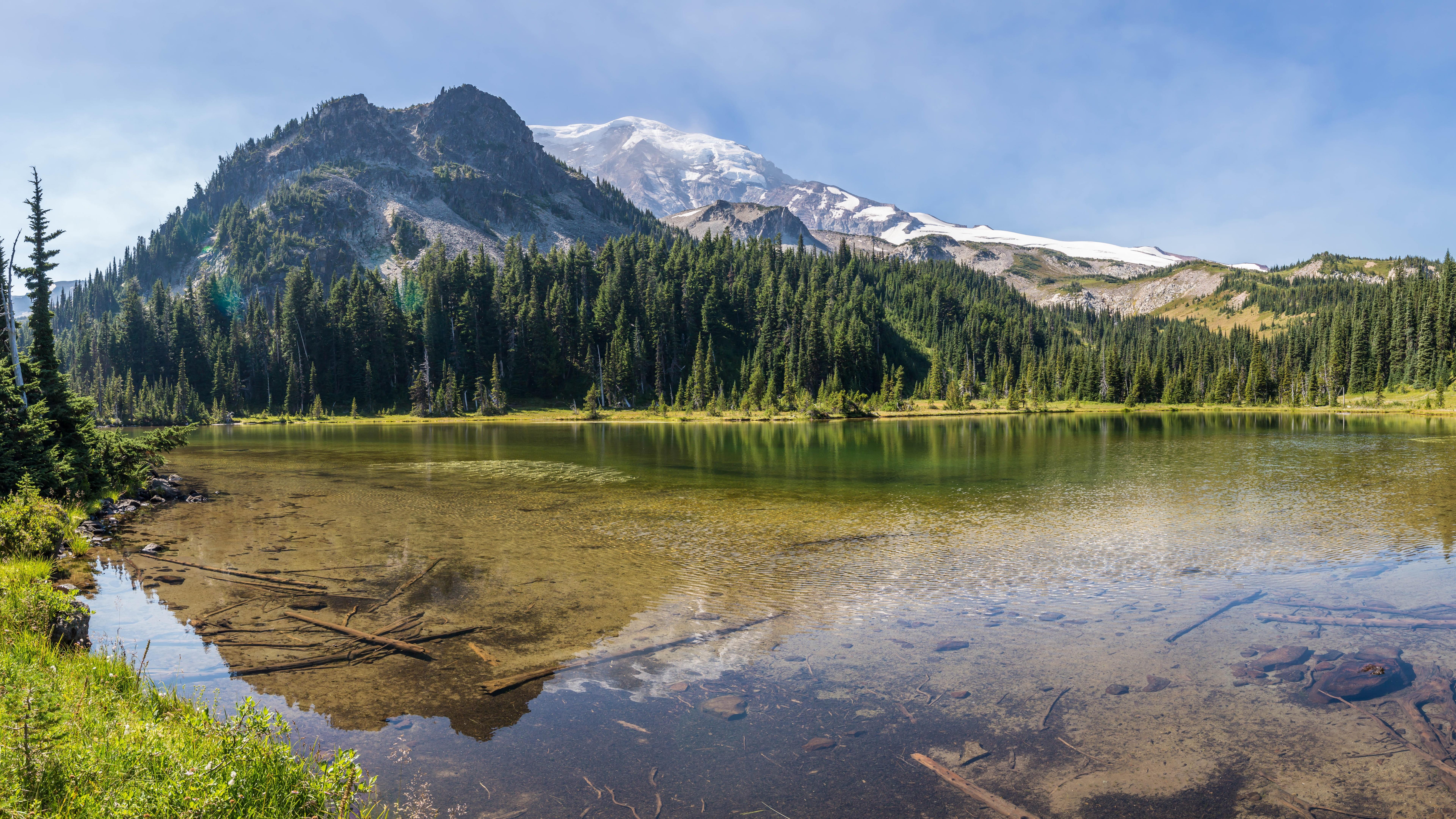 Mineral Lake (Mount Rainier National Park) 8K UltraHD Wallpaper