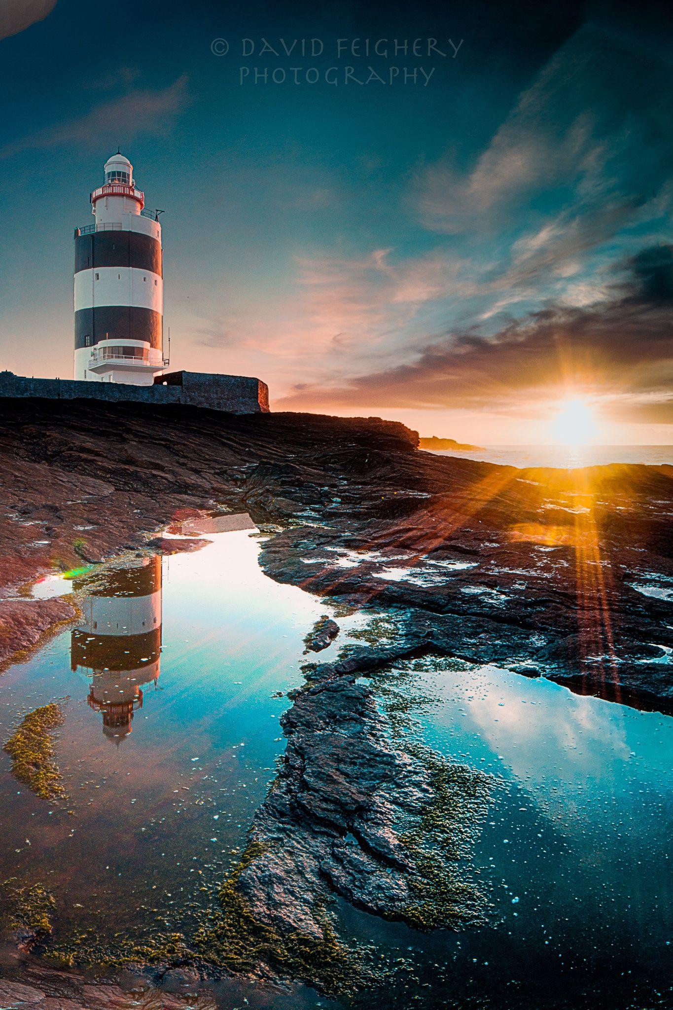 Amanecer en Hook Head, Wexford, Irlanda. Faros. Lighthouse, Beacon