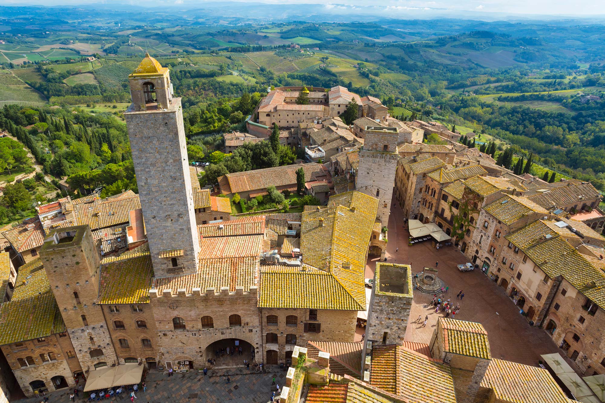 Tuscan Vineyard Village Wallpapers - Wallpaper Cave