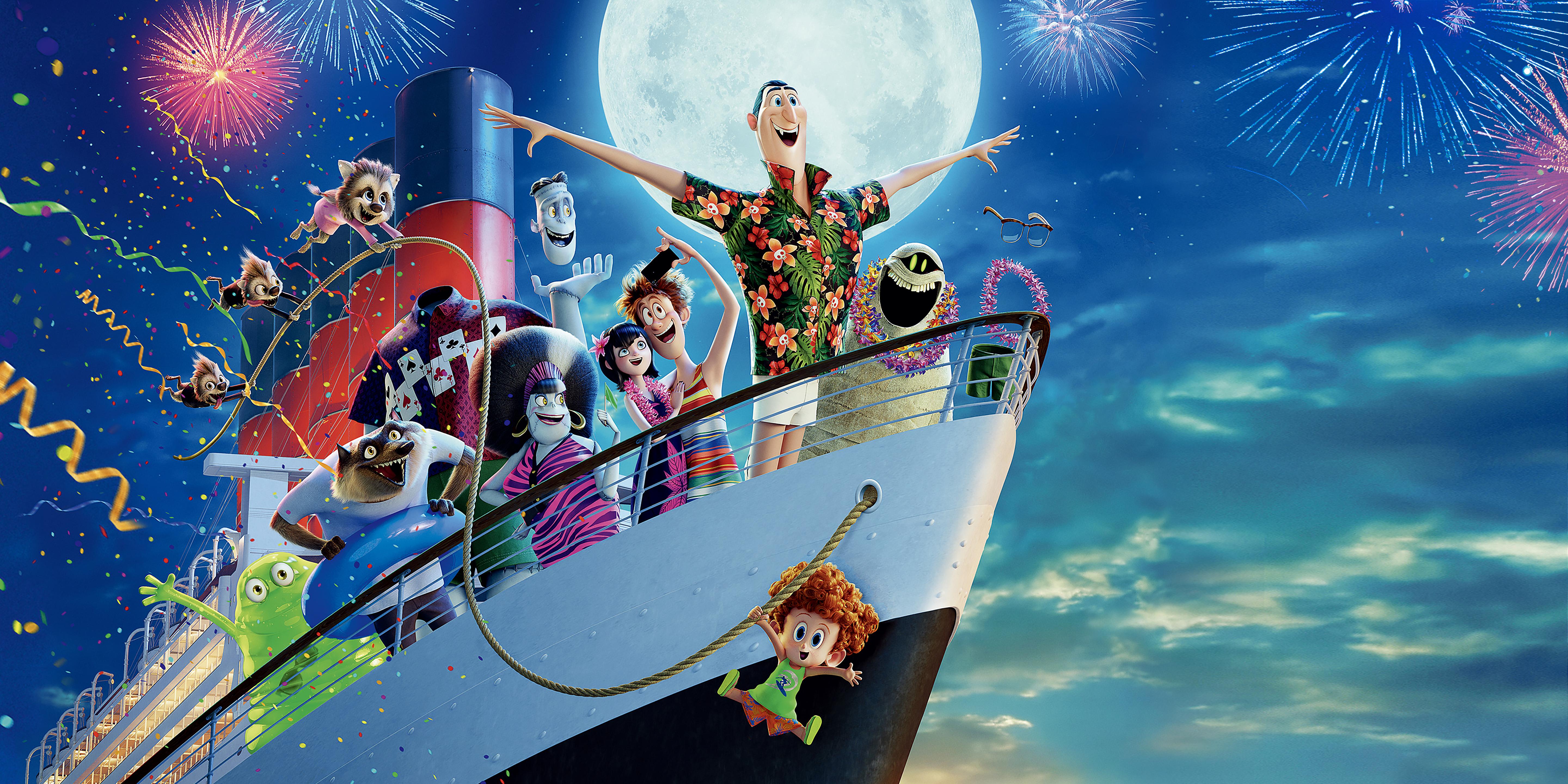 Wallpaper Hotel Transylvania 3: Summer Vacation, Animation, 2018, 5K