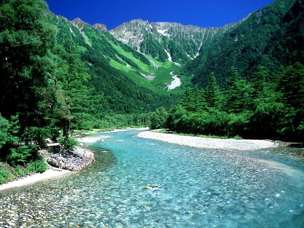 Japan Mountain River Wallpaper Free Japan Mountain River