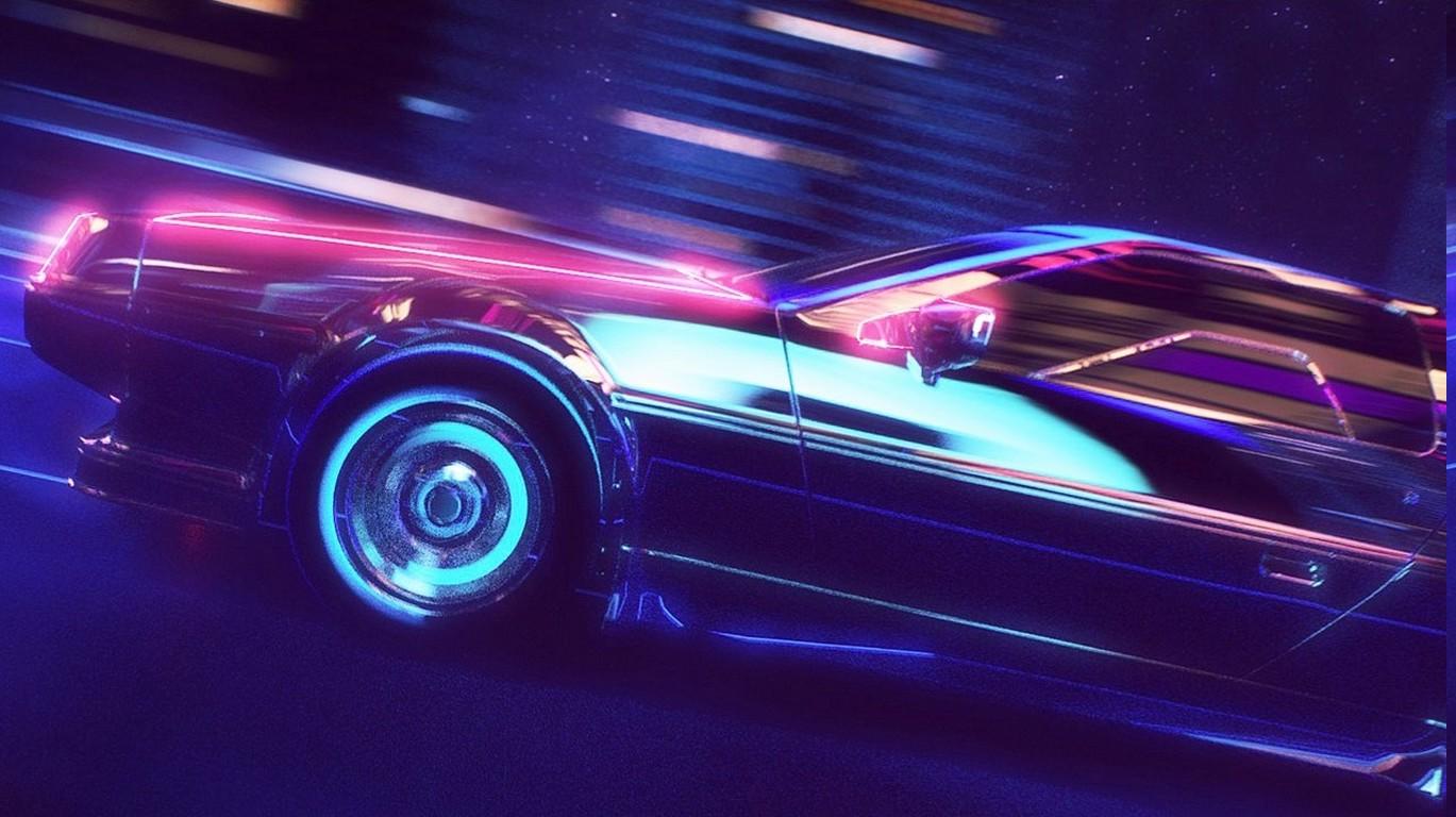 Retro Wave Wallpaper 1369x768 (39)