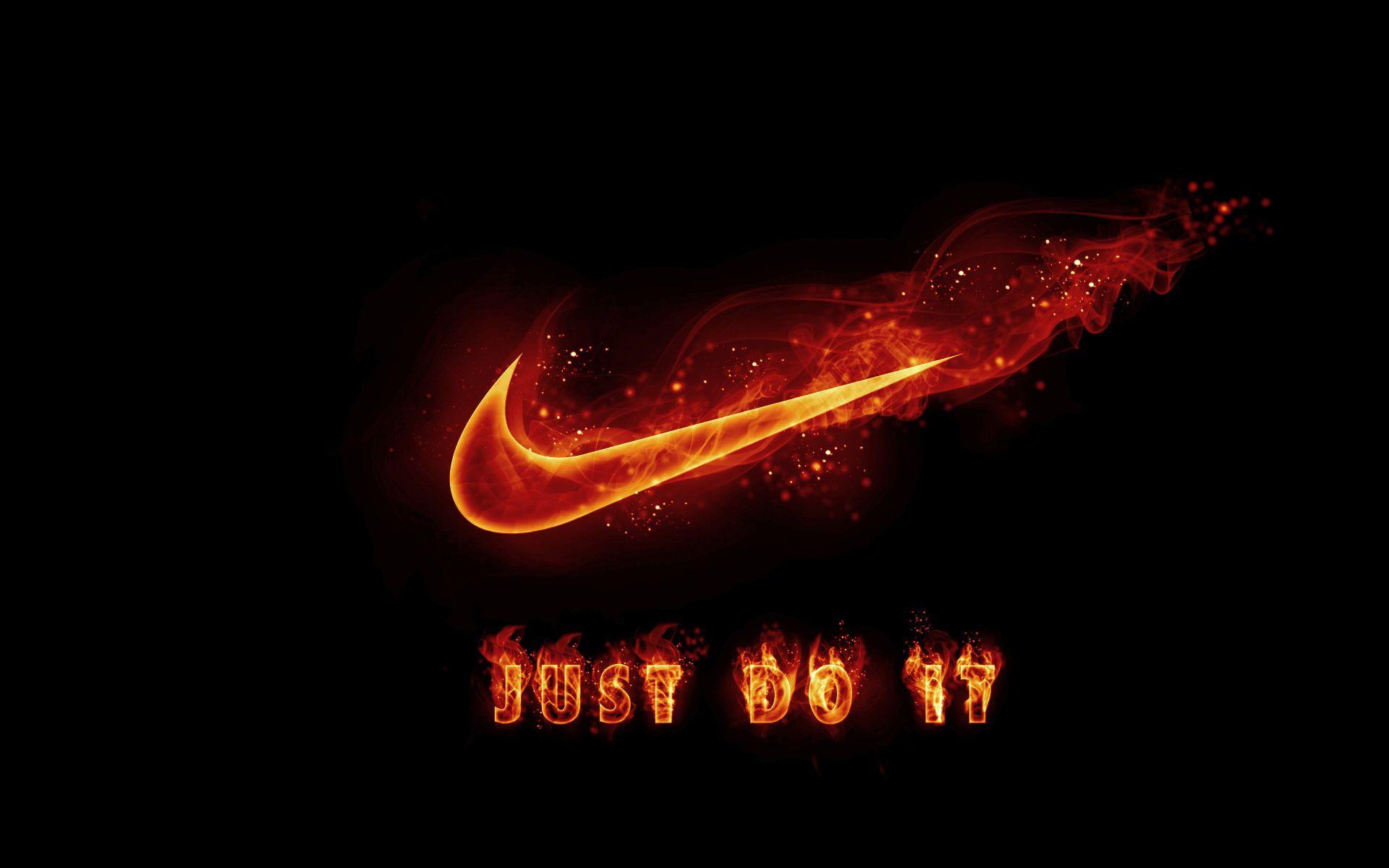 Nike On Fire Wallpaper