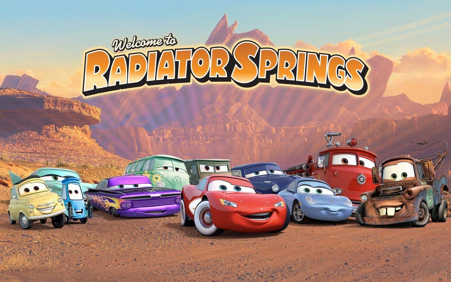 Disney Pixar Cars Radiator Springs. customize imagecreate collage
