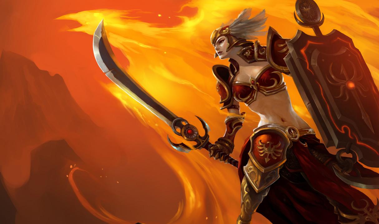 LoL Leona Wallpaper (Chinese American)
