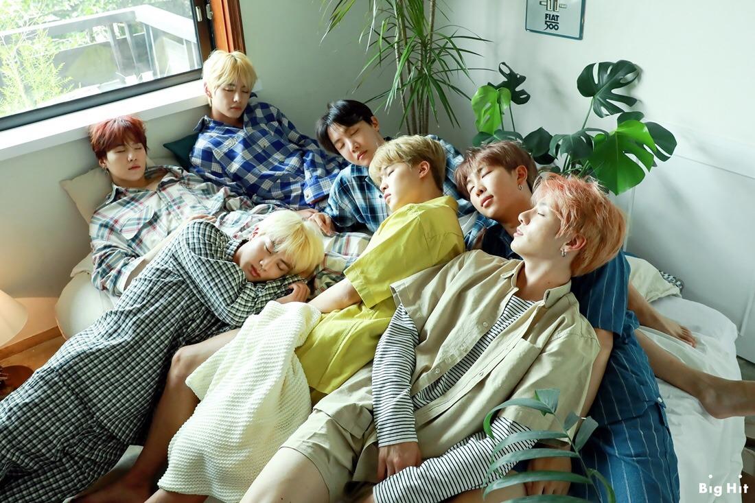 bts sleeping pics