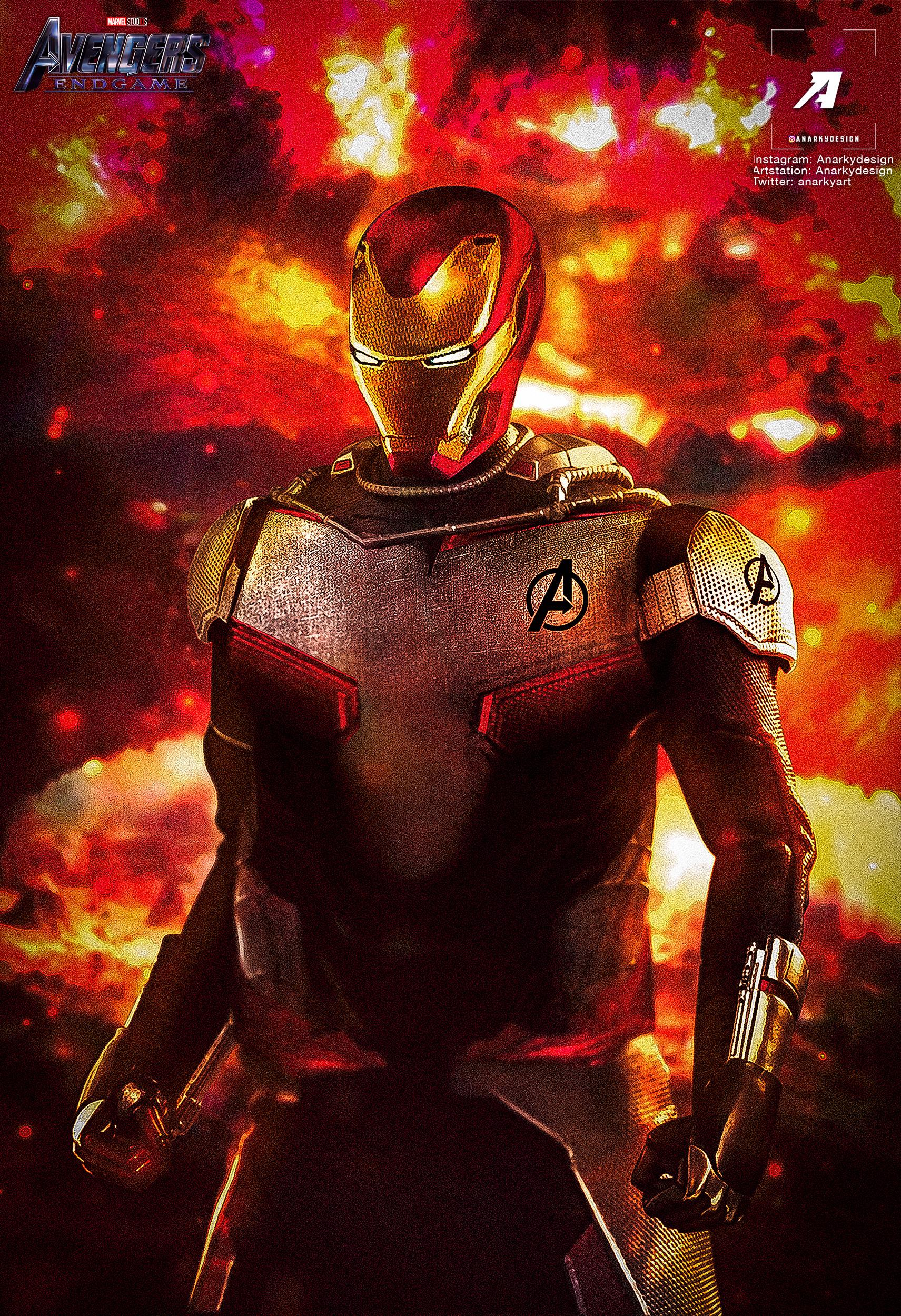 Iron Man Suit Quantum Realm. Avengers Anarky Design